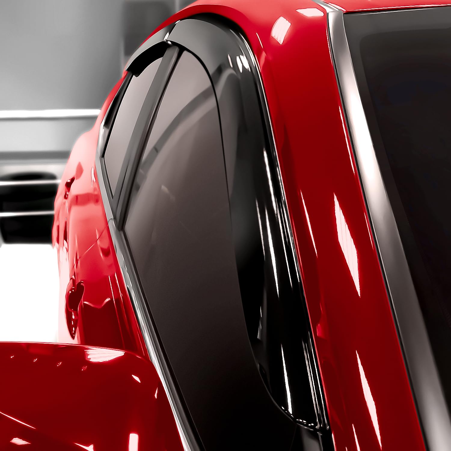 Voron Glass Tape-On Extra Durable Rain Guards For Toyota Camry 2018-2024, Window Deflectors, Vent Window Visors, 4 Pieces - 1201