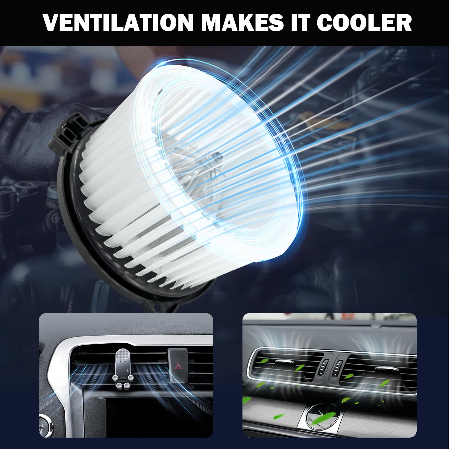 Aspligo 700061 Ac Heater Blower Motor Fan Assembly Fit For Toyota 4 Runner 1996 1997 1998 1999 2000 2001 2002 8710335022