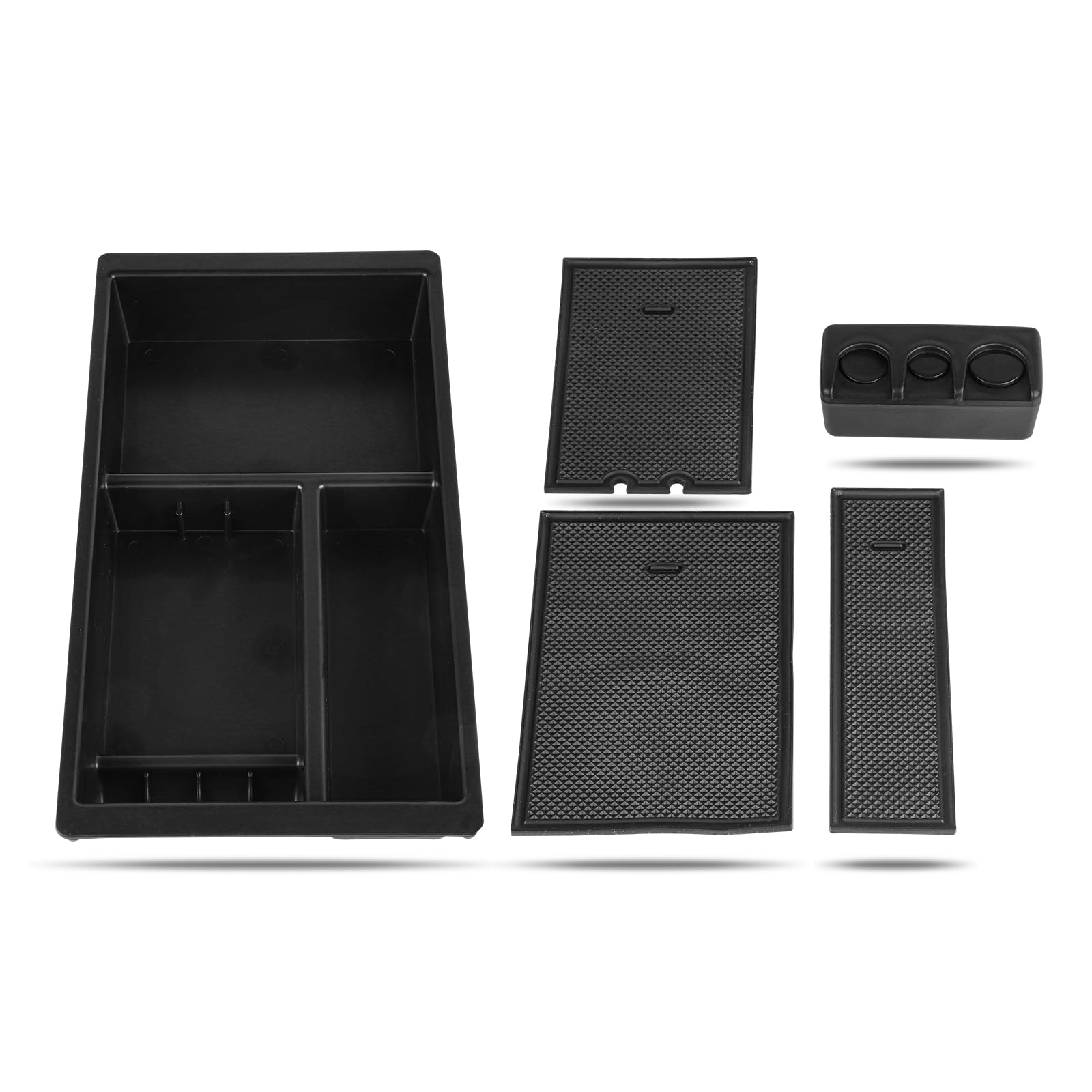 SCITOO Center Console Organizer Tray Interior Accessories Tray Compatible with 2017 for Chevrolet for Corvette Armrest Storage T