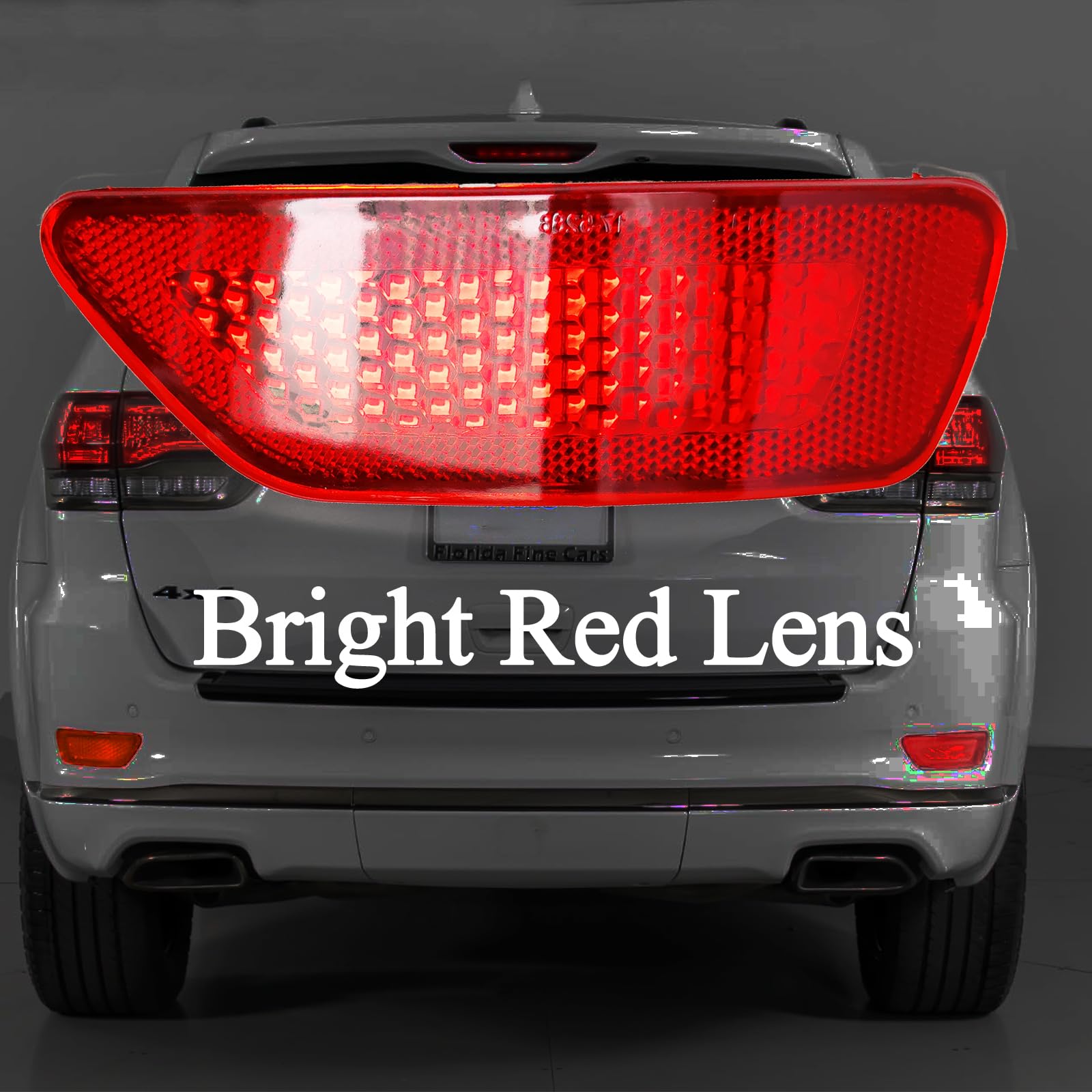 Wgohui 57010720Ac, 57010721Ac Left & Right Rear Bumper Trim Reflectors Compatible With Jeep Grand Cherokee 2011-2021, Jeep Compa