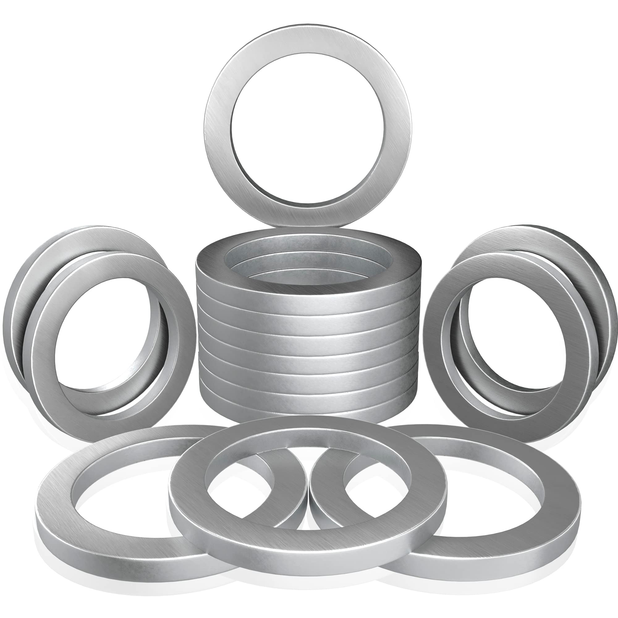 15Pcs Oil Drain Plug Gasket Crush Washer Seal - 18Mm Replacement For Porsche/Volvo Pn 90012310630/977751 Most Popular Models 199