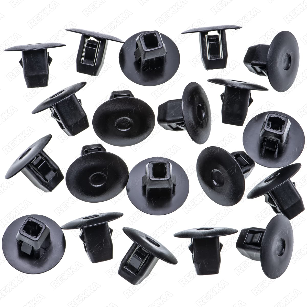 Rexka 20Pcs Fender Liner Mud Guard Retainer Clip Grommet Retainer 90682-Sea-003 Compatible With Honda Acura Accord Civic Cr-V Fit Odyssey Cr-Z Ilx Mdx Rdx Tl