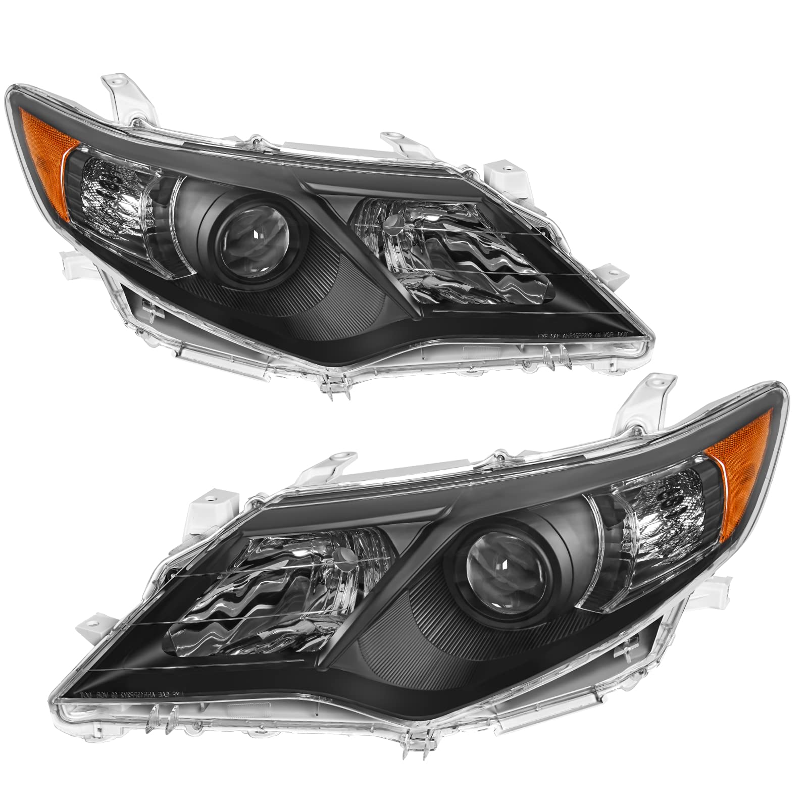 Autosaver88 Headlight Assembly Compatible With 2012 2013 2014 Camry L/Le/Xle 12 13 14 Camry Hybrid Le/Hybrid Xle Headlamp Replac