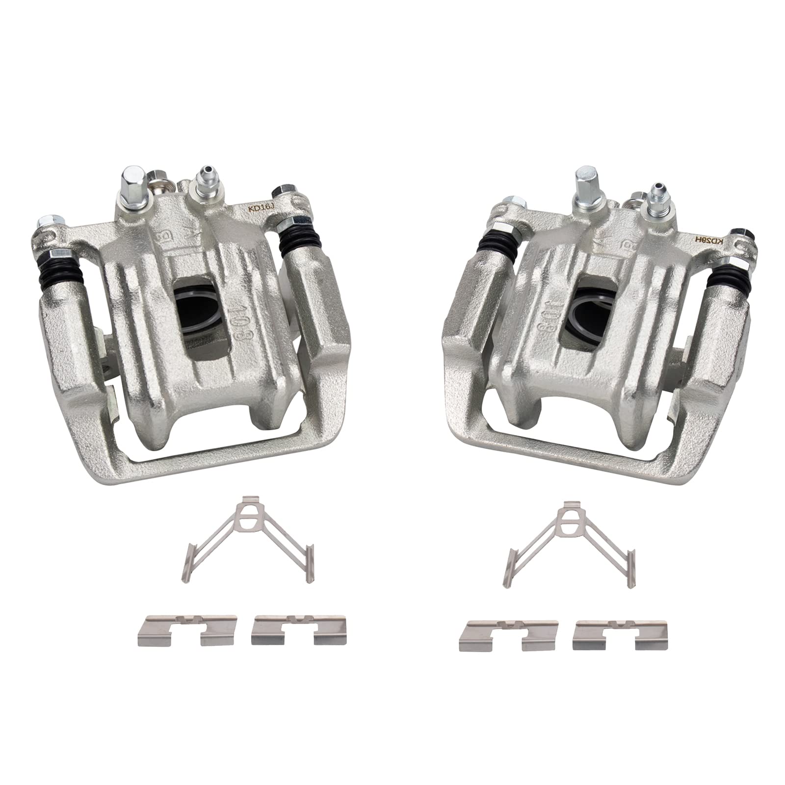 Trq Rear Brake Caliper Set Compatible With 2007-2012 Acura Rdx 2010-2011 Honda Accord Crosstour 2007-2011 Cr-V