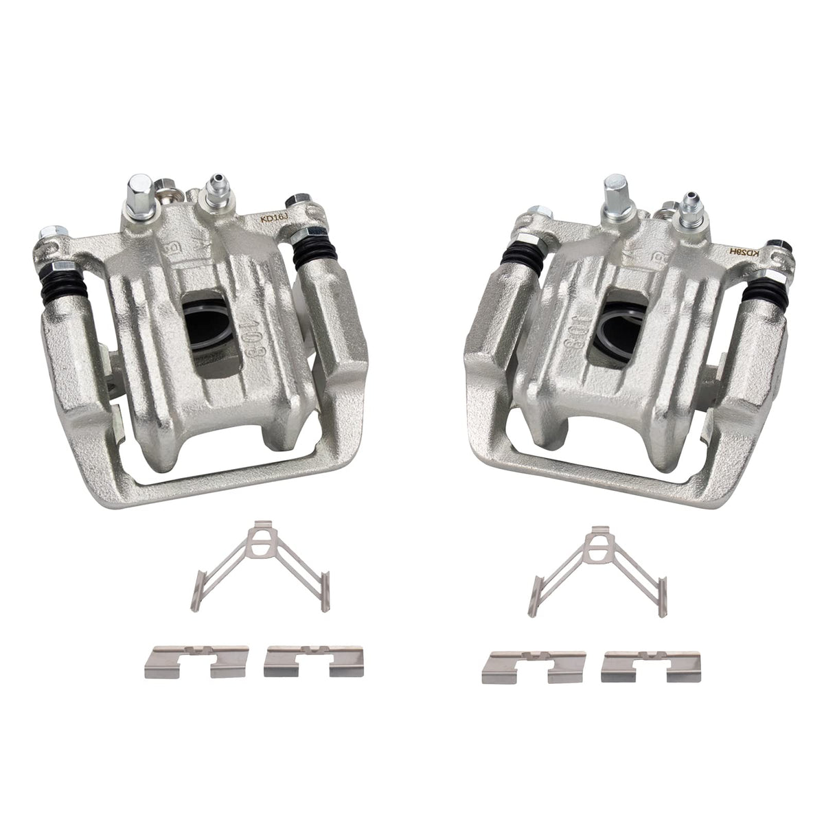 Trq Rear Brake Caliper Set Compatible With 2007-2012 Acura Rdx 2010-2011 Honda Accord Crosstour 2007-2011 Cr-V