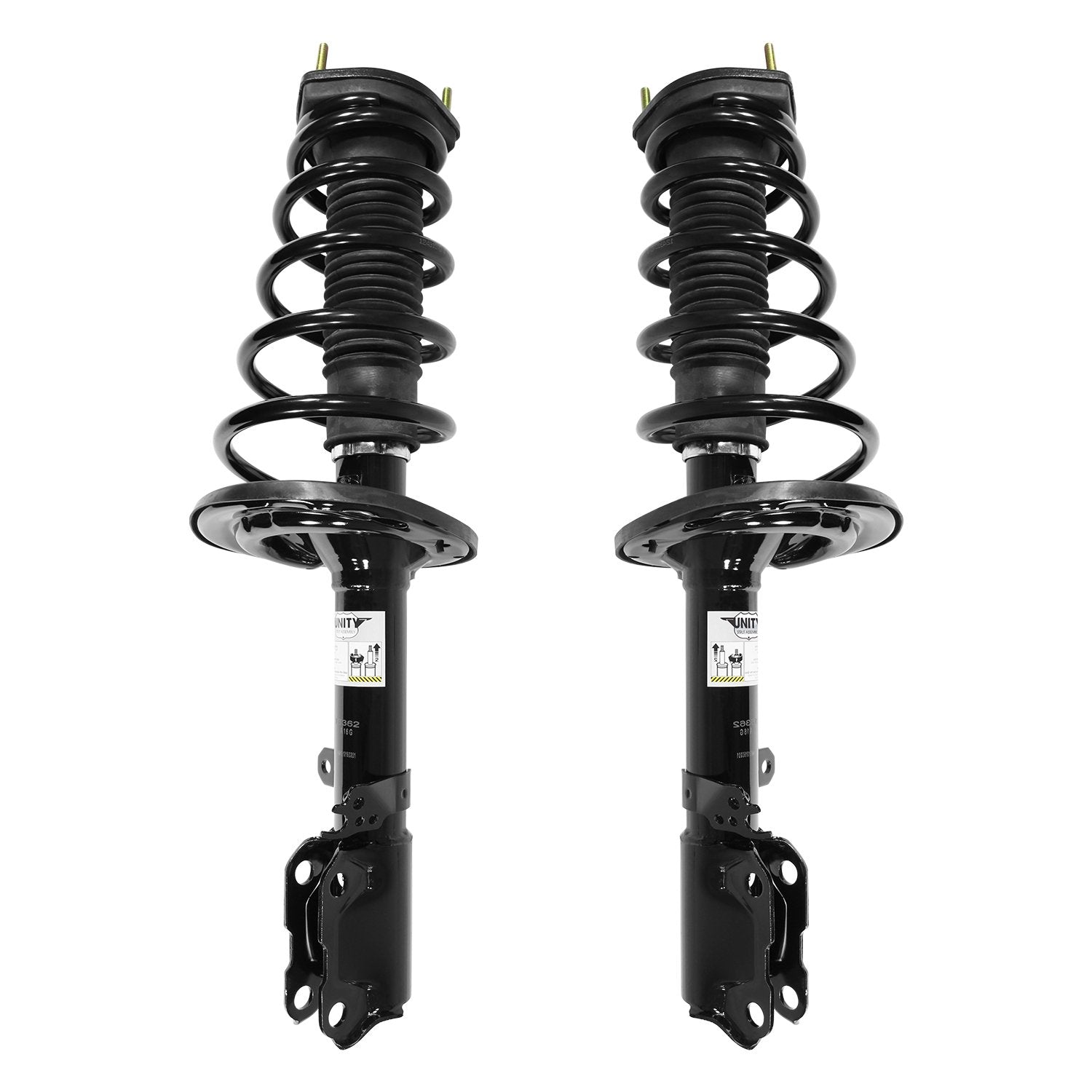 Unity Complete Strut Assembly Kit for 2007-2011 Toyota Camry - Model 2-15361-15362-001, Rear 2 Wheel Replacement
