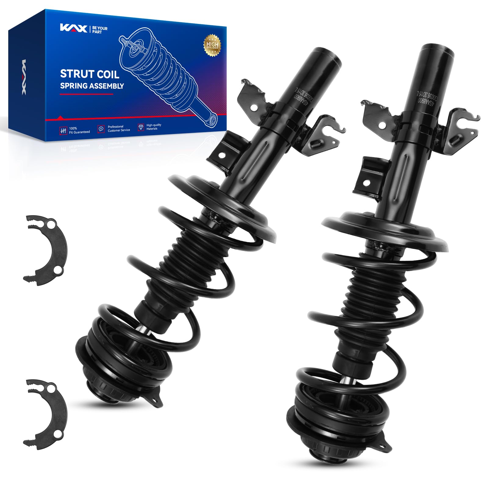 KAX Front Quick Struts for Dodge Dart 2013 2014 2015 2016 Front Shocks Complete Struts Assembly with Coil Spring Set of 2, Repla