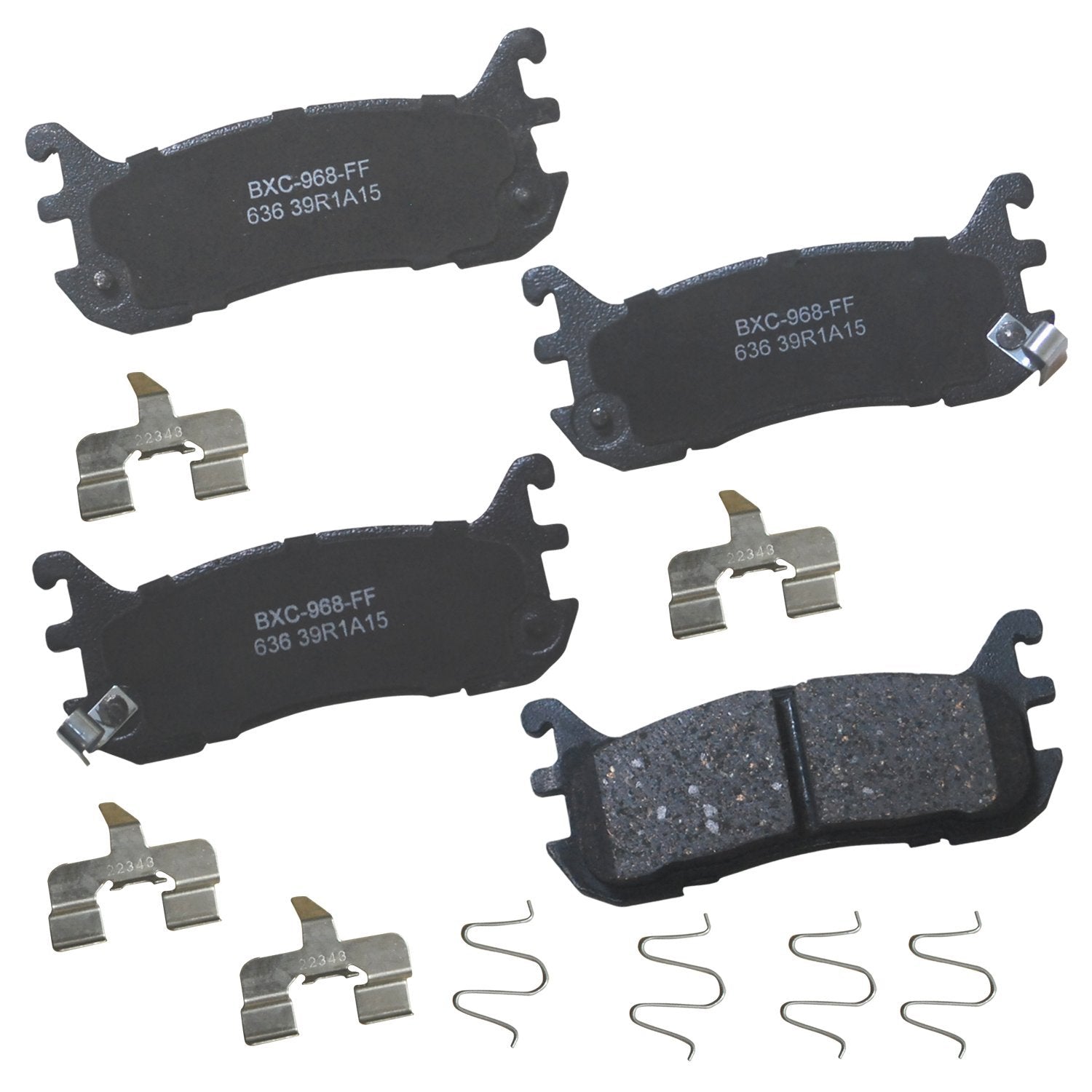 Bendix Premium Sbc636 Ceramic Rear Brake Pads For Ford Escort 2003-1997, Mazda Miata 1997-1994, Miata 2005-1999, Protege 1998-19