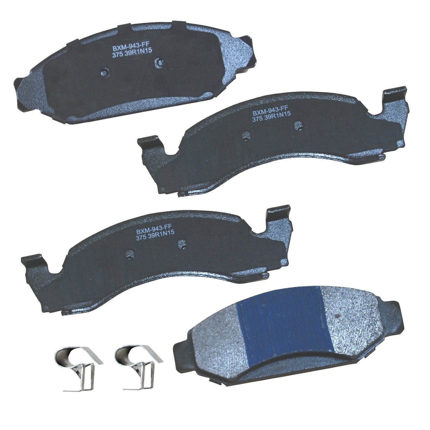 Bendix Premium Sbm375 Semi-Metallic Front Brake Pads For Ford E-150 Econoline 1993-1987, E-150 Econoline Club Wagon 1993-1987, F