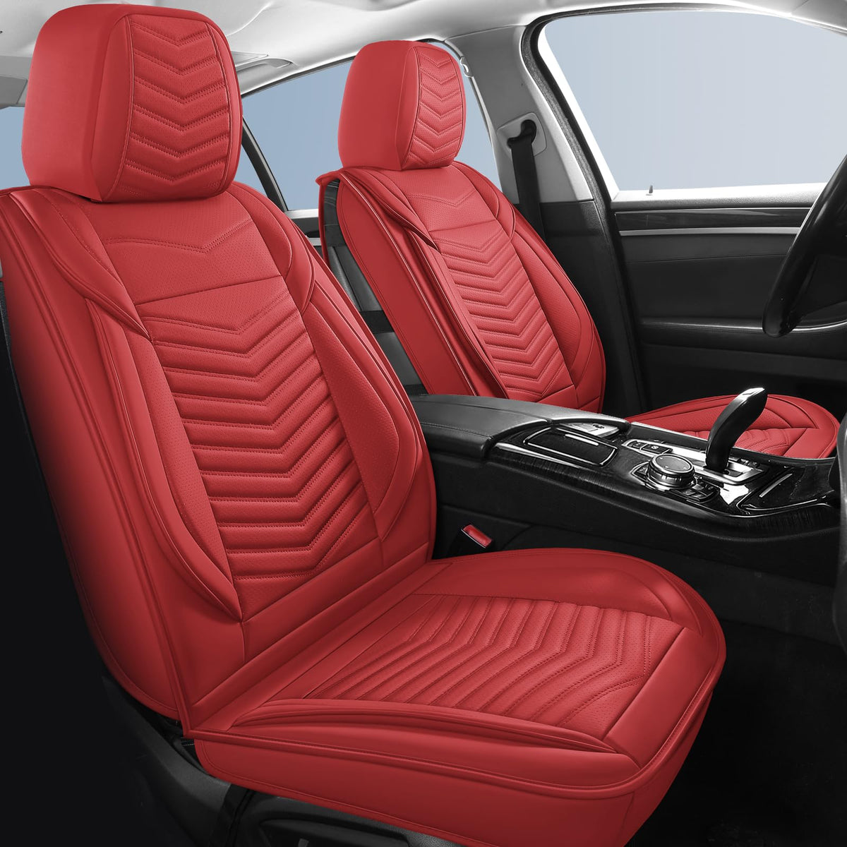 Hchengkikz Seat Covers,Breathable Car Seat Covers Front Seats,Waterproof Car Seat Covers,Universal Anti-Slip Driver Seat Cover F
