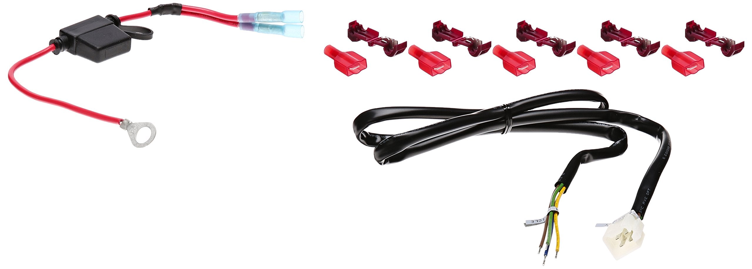 Kuryakyn 7671 Motorcycle Accessory: Universal Trailer Wiring with Relay Harness for 12V Applications , Black