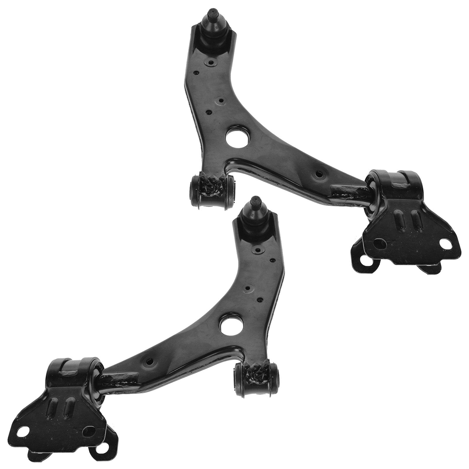Trq Front Lower Control Arm With Ball Joint Set Compatible With 2010-2013 Mazda 3