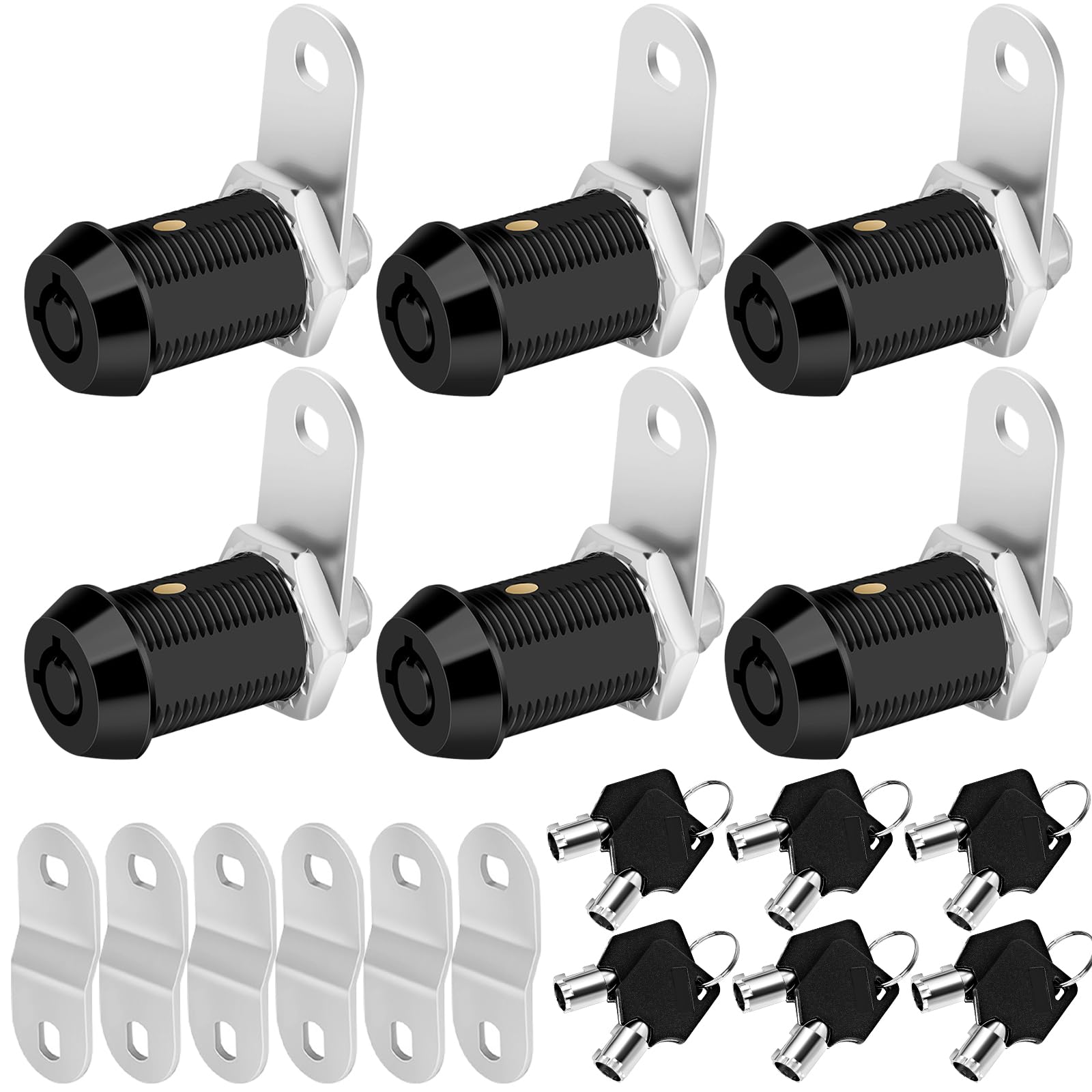 Cam Locks Rv Storage Locks Keyed Alike, 1    Fits On 3/4    Max Door Thickness, Rv Compartment Locks For Camper Trailer Cabinet