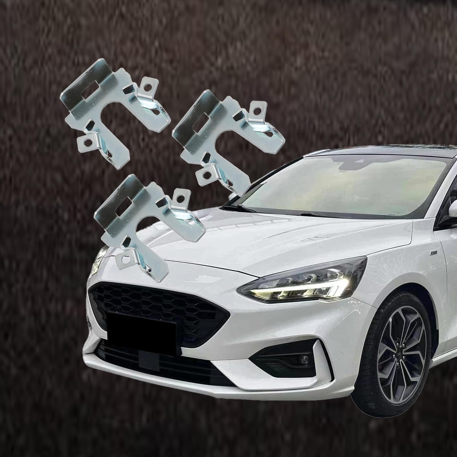 8Pcs Headlight Component Pivot Retaining Clips Fit For Ford F250 F350 F450 Bronco Ranger Lincoln Mercury F2Ab-13N020Aa E9Dz-13N1