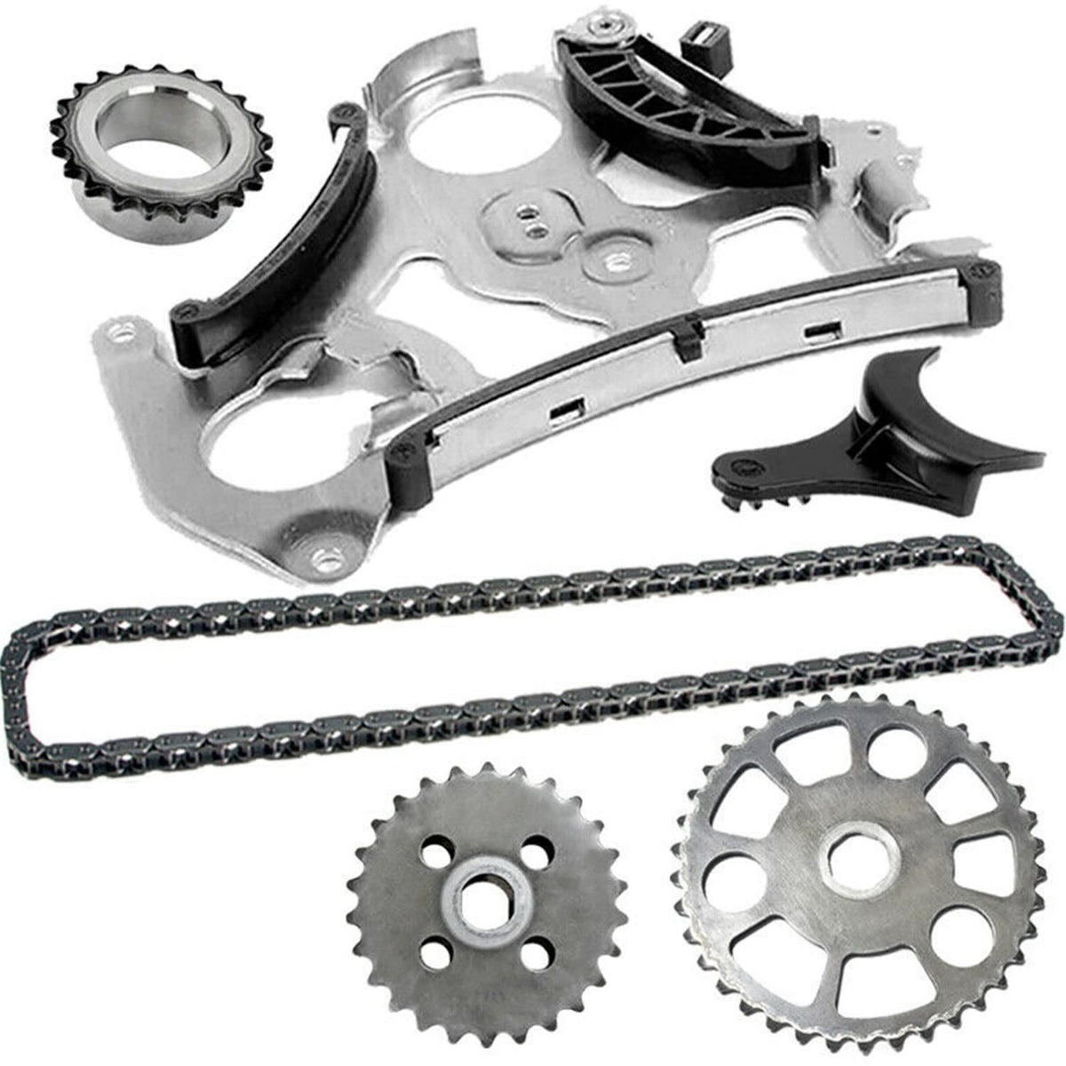 Fiwary Oil Pump Guide Chain Gear Fits For N51 N52 N54 528 530 X3 X4 X5 N52 N55 3.0 2.5 Replace Oe 11417618941