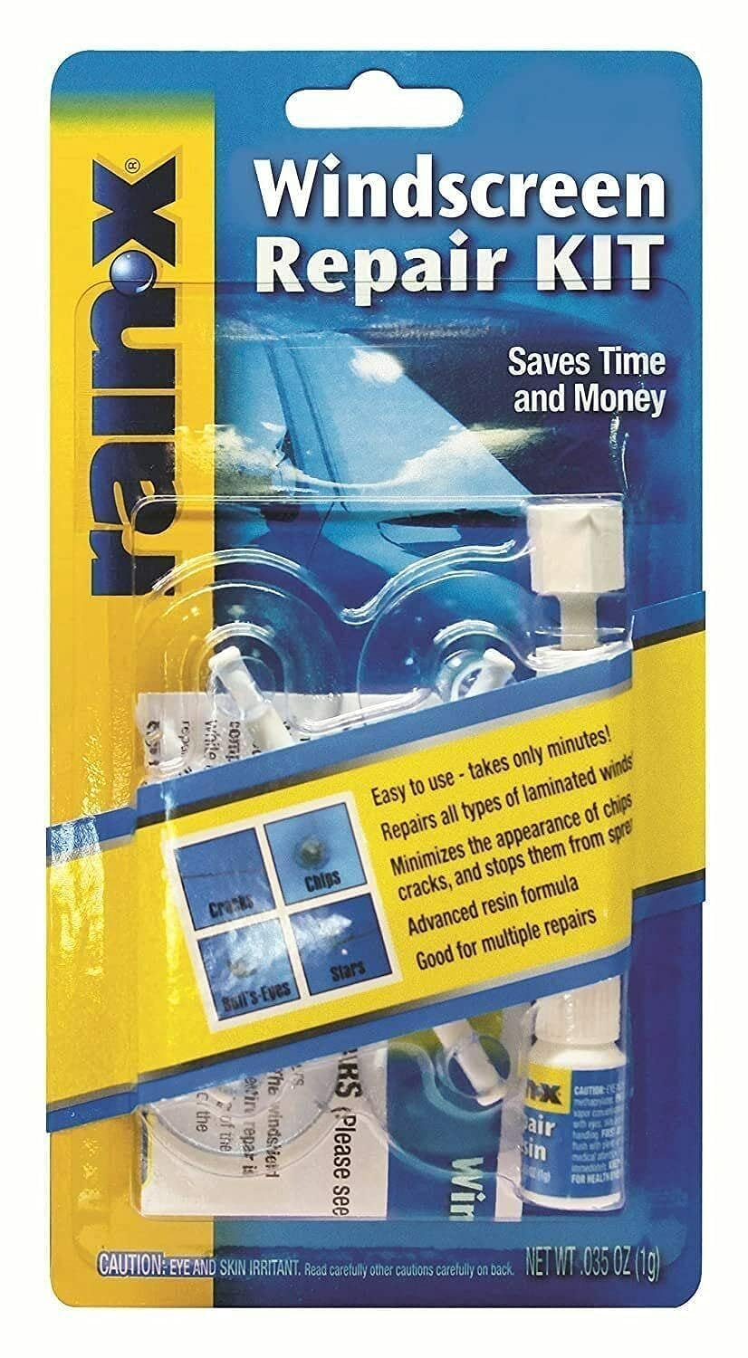 RainX Fix a Windshield Do it Yourself Windshield Repair Kit, for Chips, Cracks, Bullls-Eyes and Stars