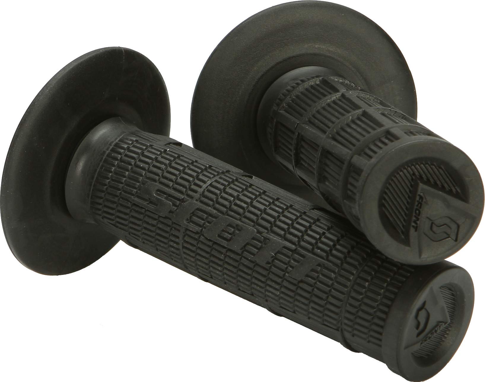 Scott Sports 233927-0001 Black Radial Half Waffle Motorcycle Grips