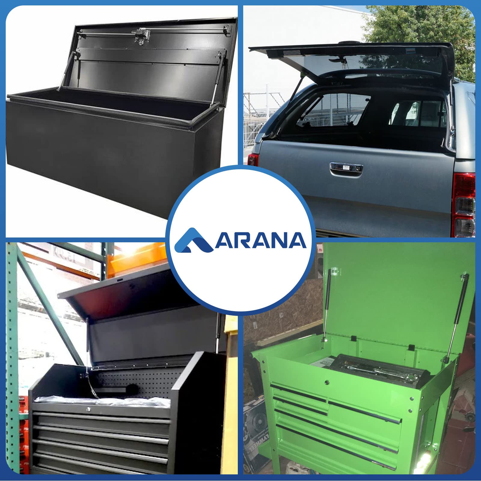 Arana Sx140P15 Lt08-05B 14 Inch Gas Struts 15Lb/67N,14 ' ' Shocks,14 Inch Lift Support For Costco Us General Truck Tool Box Lid