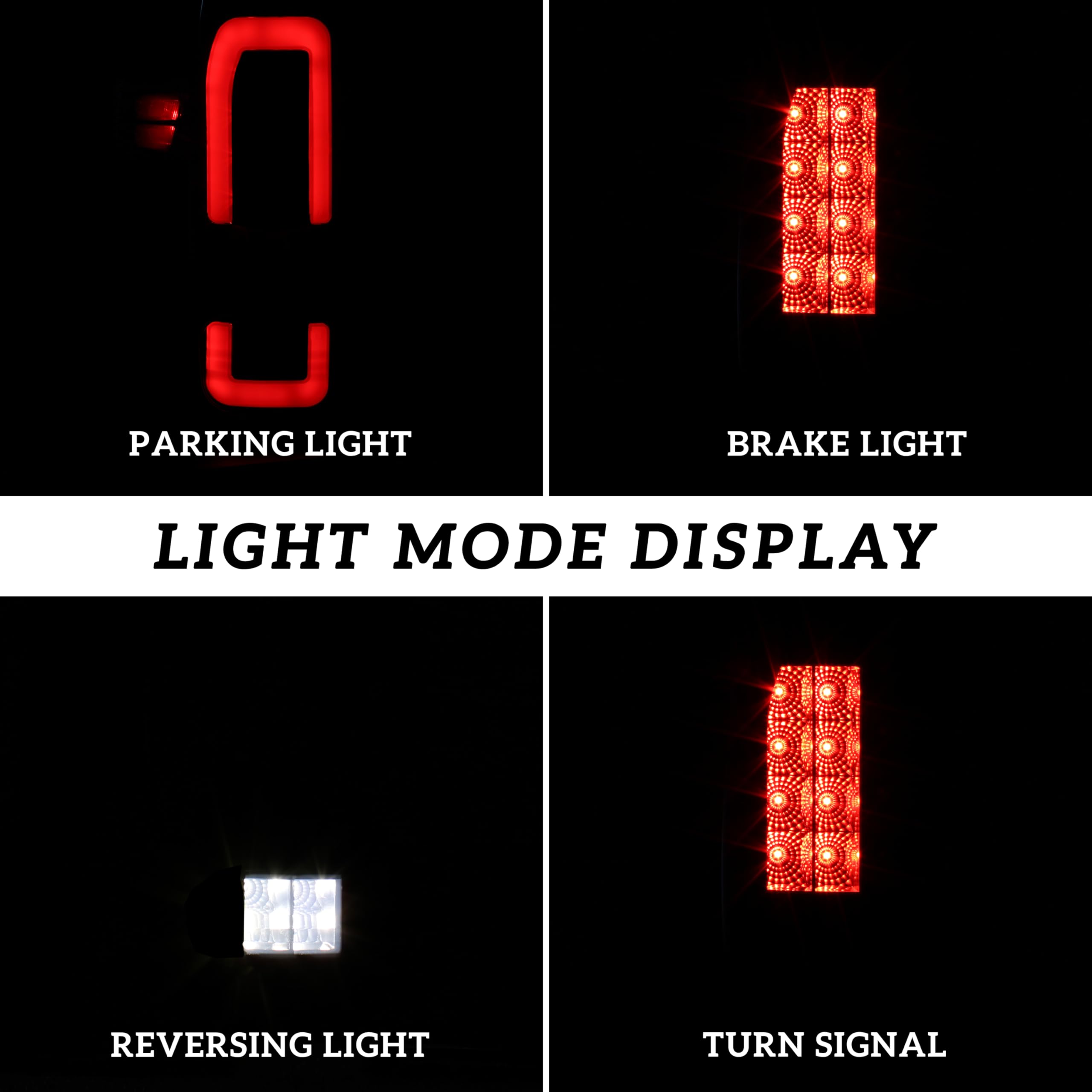 Kewisauto Full Led Tail Light For 2009-2018 Dodge Ram 1500, New Upgrade Smoked Lens Led Rear Light Brake Light Taillights For Dodge Ram 1500 2500 3500 2009-2018 Accessories (2Pcs)