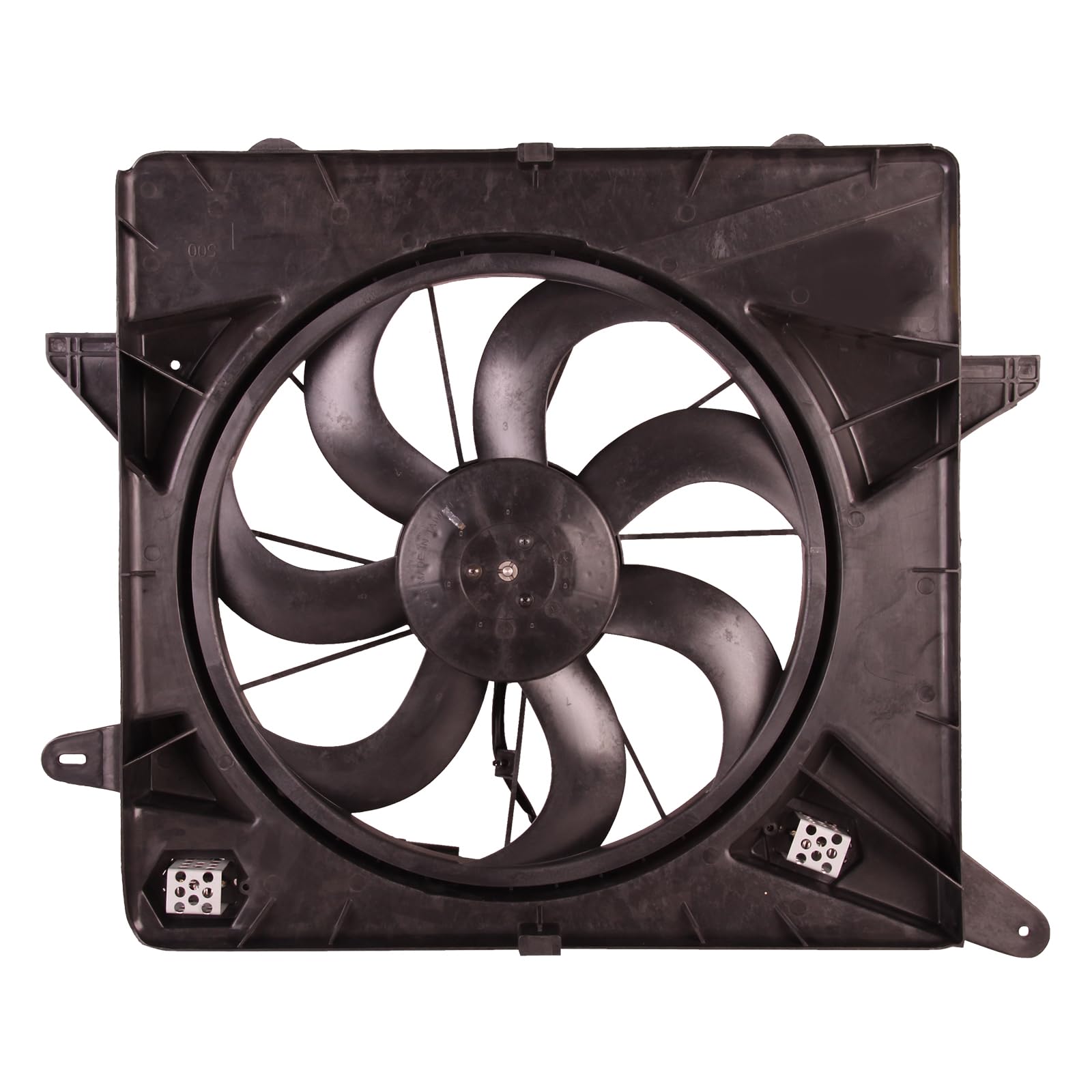 TYG OE Replacement(CAPA Quality) Cooling Fan Extra Silent for 2012-2016 Cadillac SRX 3.6L/ 2010-2011 3.0L | 20883034 | GM3115234