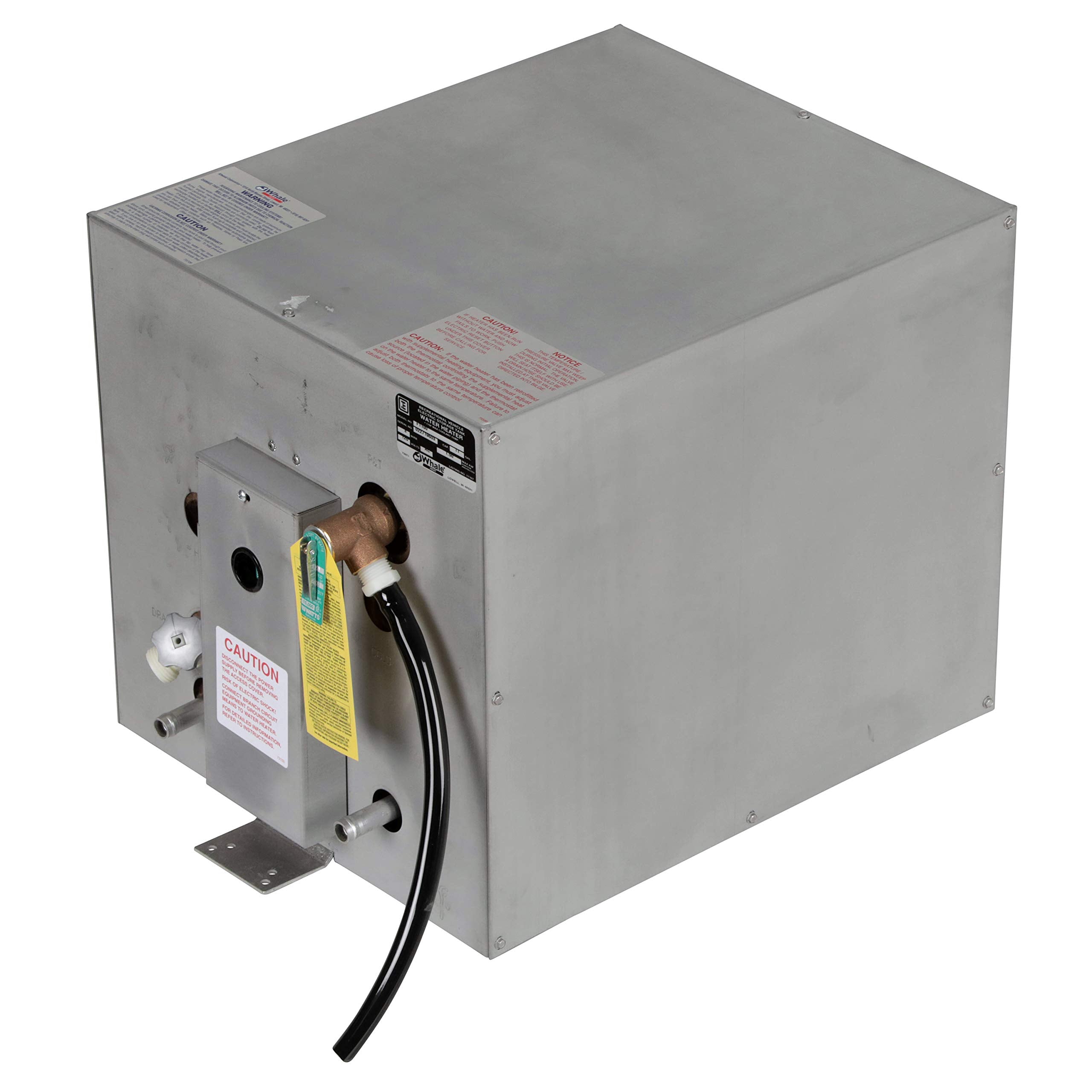 Whale F1100 Water Heater, 11-Gallon Capacity, 120V, Front Heat Exchanger, 16 Inches W X 22 Inches D X 16 Inches H