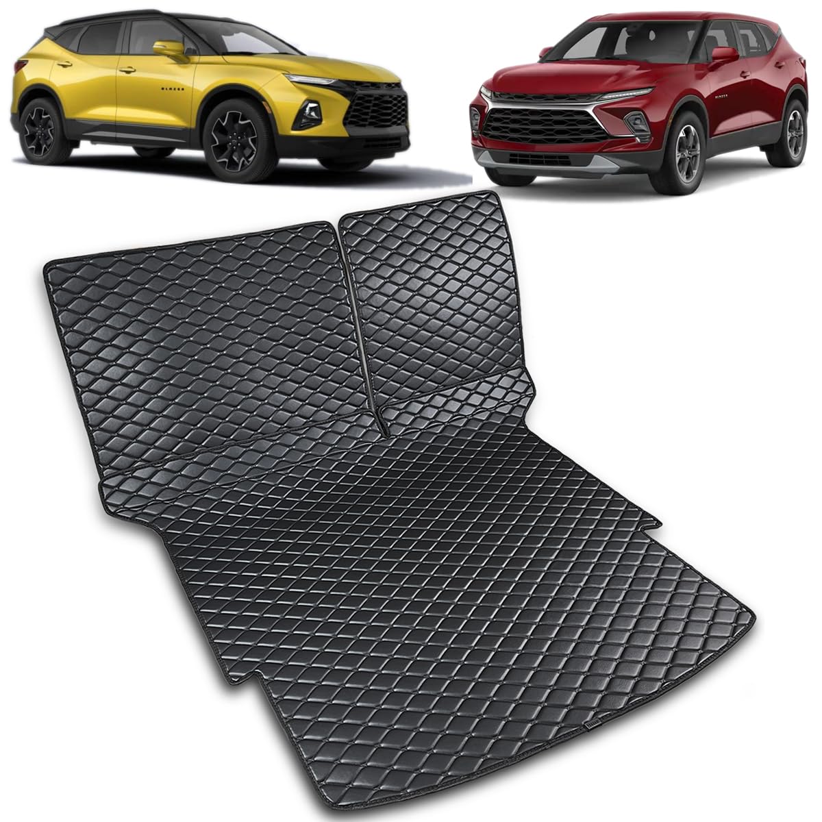 7DEEKEI Cargo Mat Compatible with 2019-2025 Chevy Blazer Trunk Mat for Chevrolet Blazer Cargo Liners All Weather Accessories