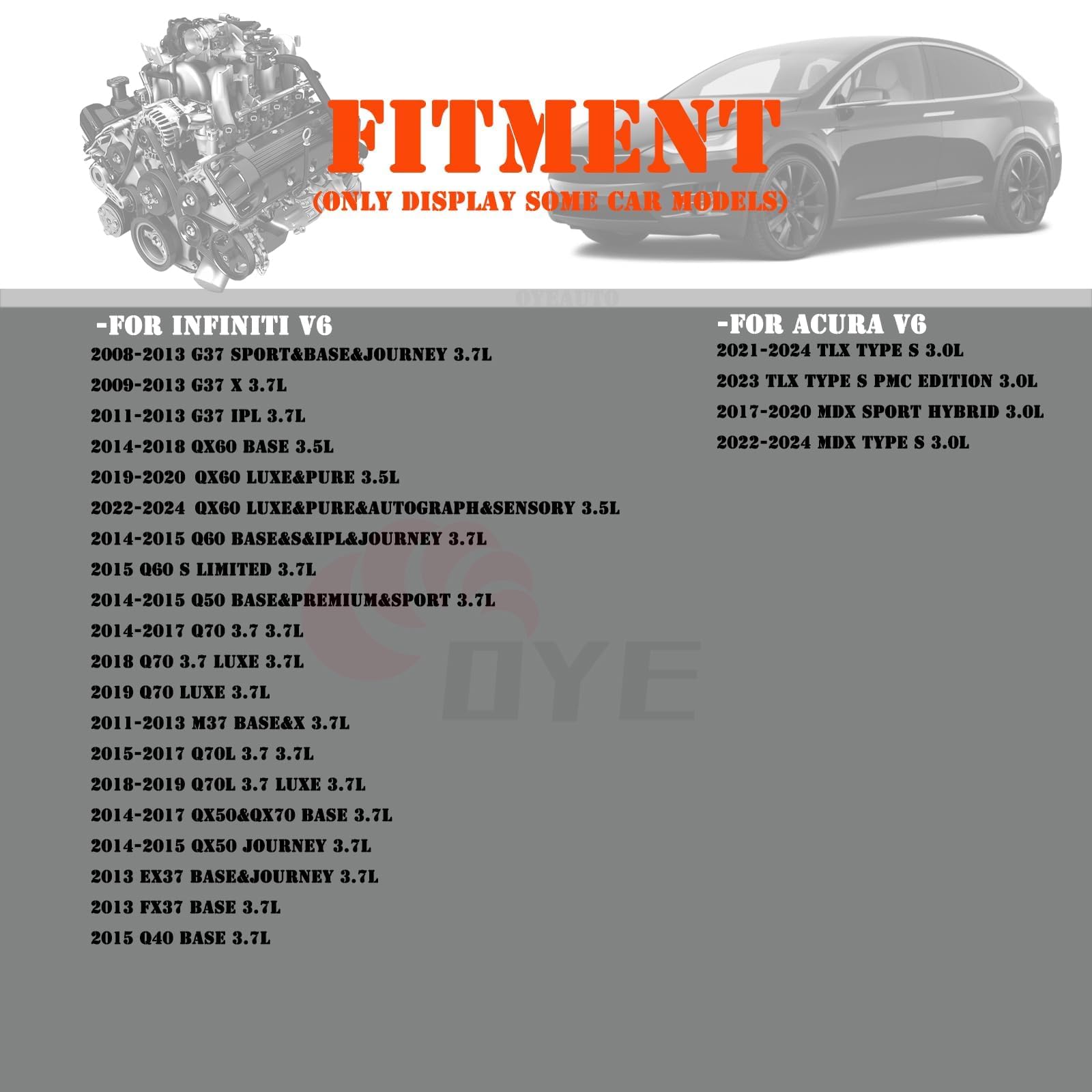 Oyeauto 93501 Iridium Spark Plugs Lkar7Bix11S 6 Pack Compatible With Nissan 370Z Maxima Murano Pathfinder Quest Gt-R Altima 2001