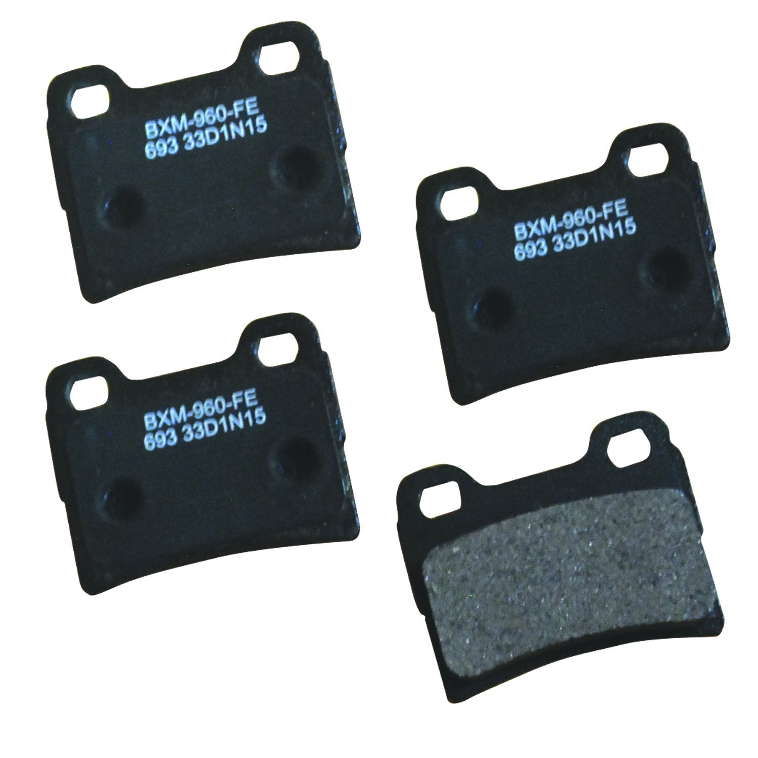 Bendix Premium Sbm693 Semi-Metallic Rear Brake Pads For Kia Sephia 1997, Volkswagen Pointer 2003-2001
