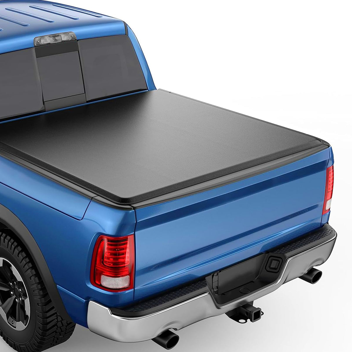 ILONPA 8FT Soft Roll Up Truck Bed Pickup Tonneau Cover for 1999-2016 Ford F-250 F-350 Super Duty, 2008-2016 Ford F-450 Super Dut