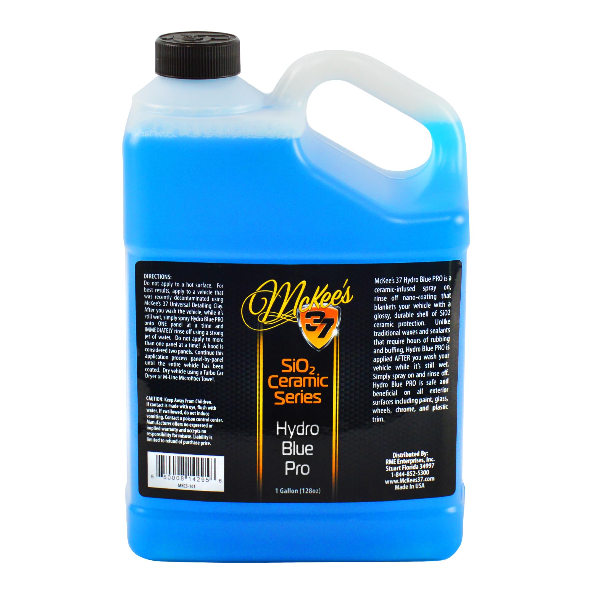 Mckee'S 37 - Hydro Blue Sio2 Coating | Ceramic Coating For Cars, Easy Protection & Shine Spray For Paint, Glass, Wheels, Chrome