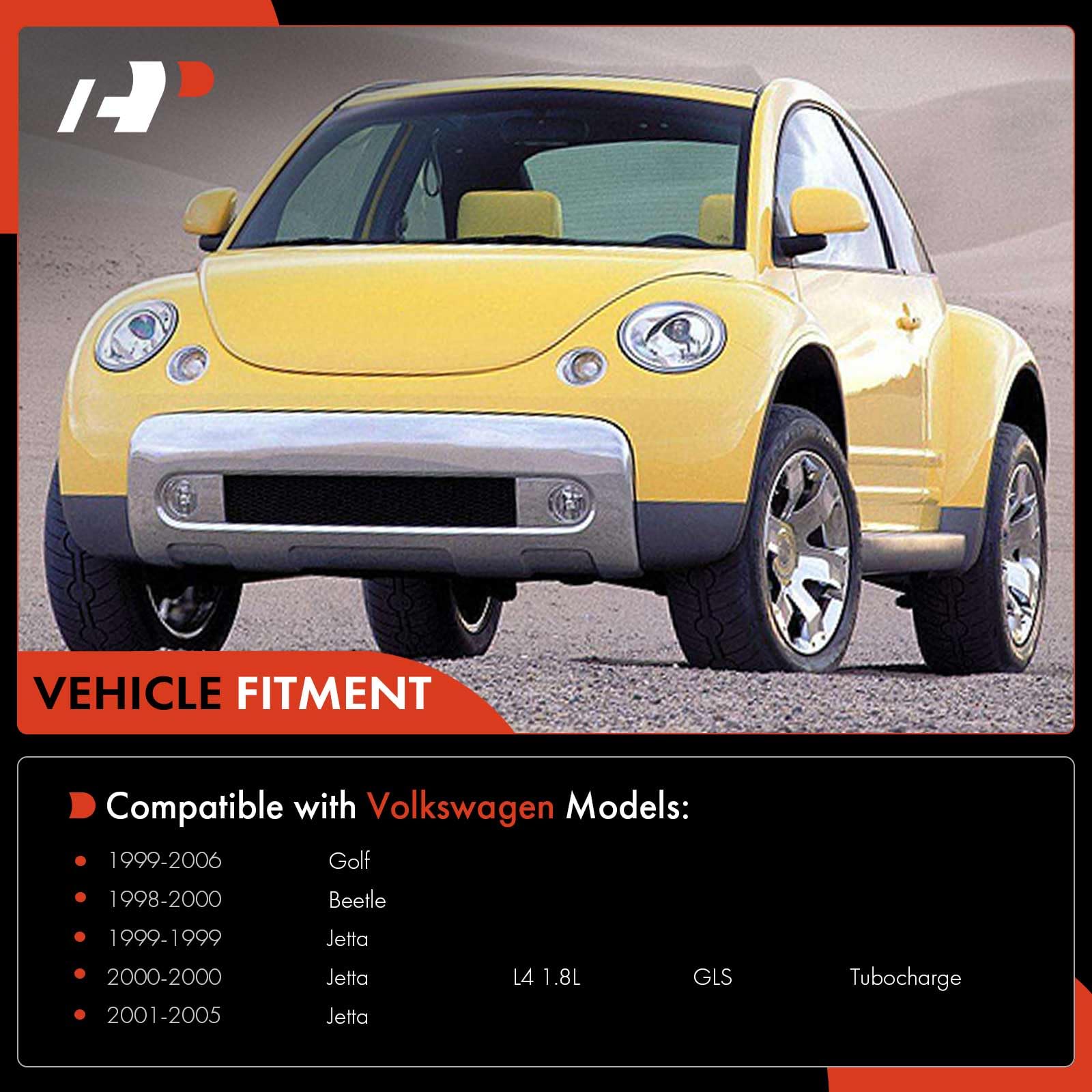 A-Premium Set Of 8, Lower Control Arm, Lower Ball Joint, Sway Bar Link, Inner Outer Tie Rod End Compatible With Volkswagen Jetta