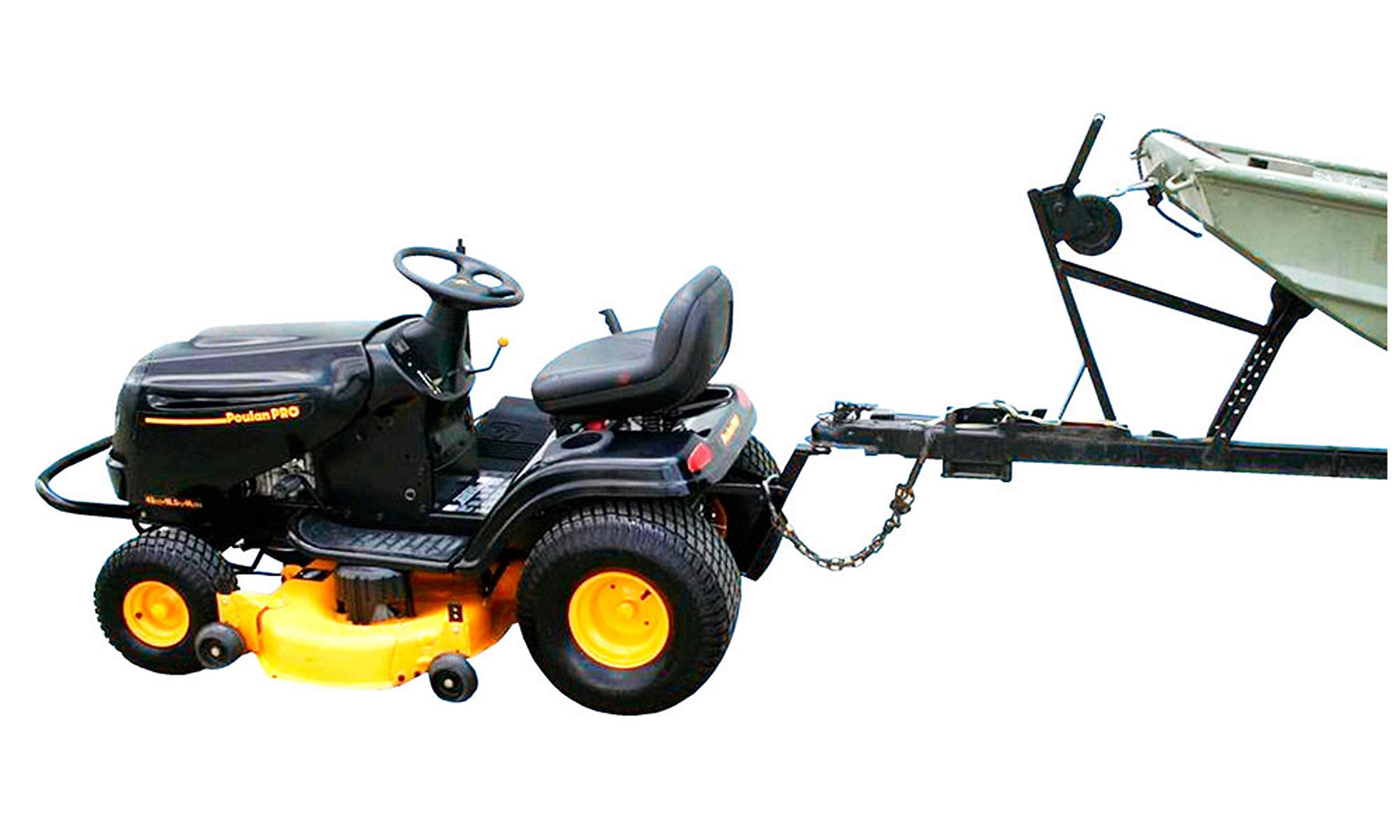 Great Day Lawn-Pro Hi-Hitch - Lawnmower Towing Hitch - Aluminum Construction - Black Powder-Coated Finish, Lnphh650