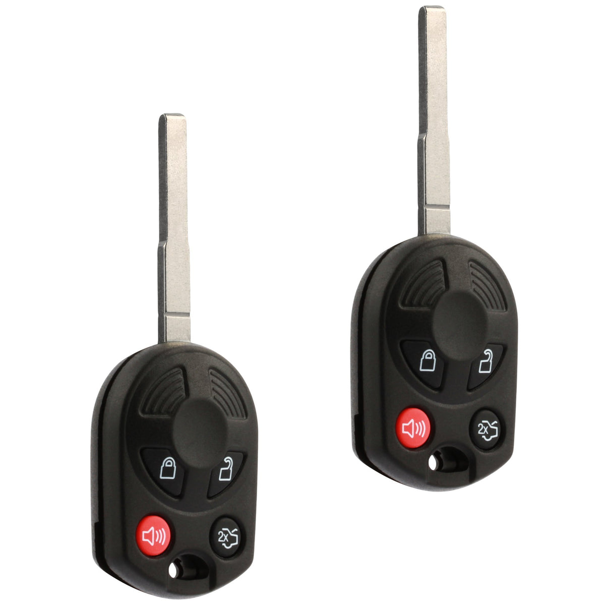 2 Key Fob Keyless Entry Remote Fits Ford Transit Focus Fiesta F150 F250 F350 Escape C-Max 2011-2016 High Security