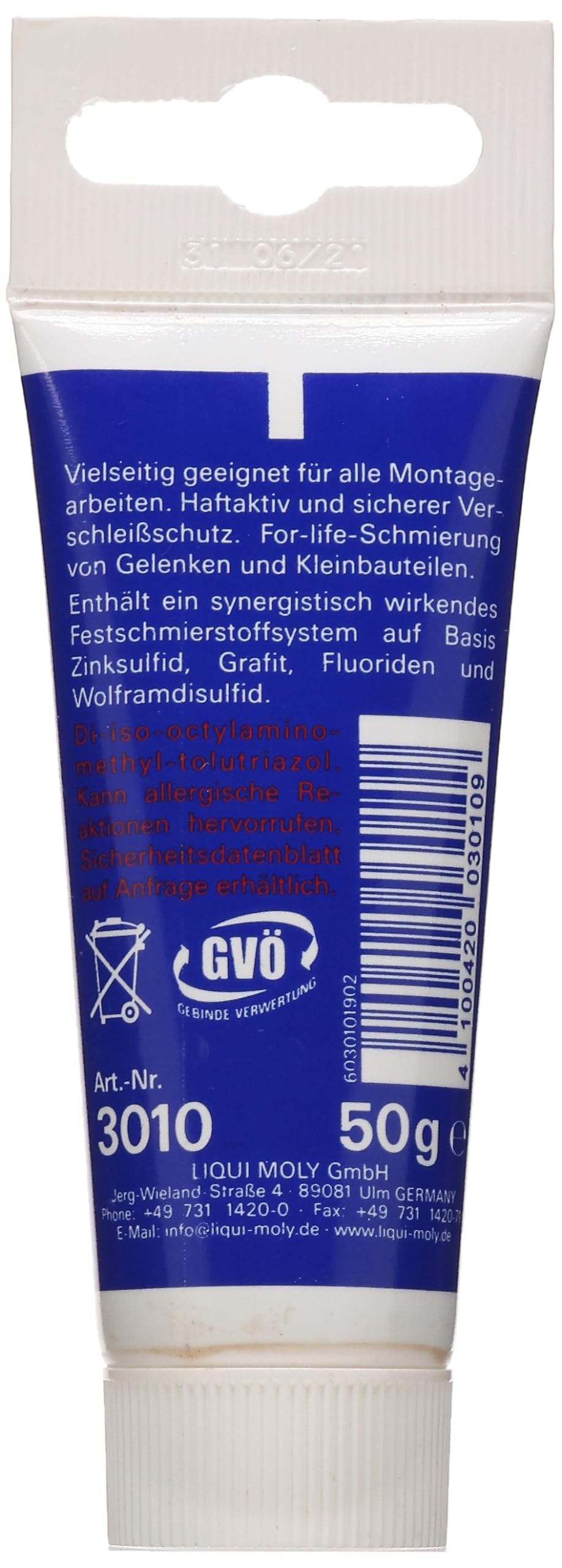 Liqui Moly Lm 48 Installation Paste | 50 G | Paste | Sku: 20216