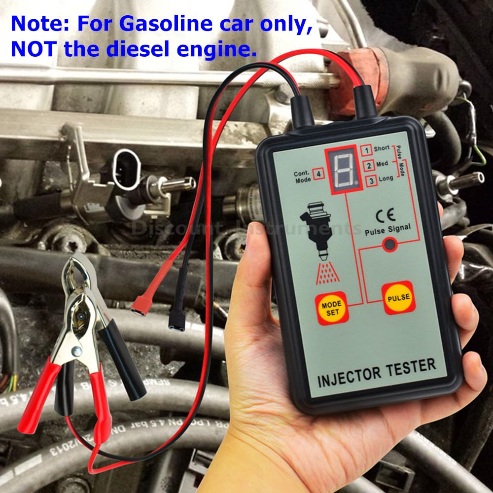 Em276Set Fuel Injector Tester & Adapter Diy Cleaning Tool Kit Set (Fuel Injector Tester + Adapter) Fuel System Cleaner Gasoline Engines