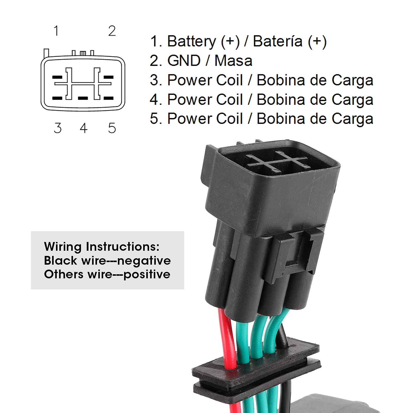 Yuecoom Yamaha Outboard Rectifier, 68V-81960-10-00 Rectifier Regulator For Yamaha 50-70/115 Hp 4-Stroke Outboard, For Yamaha F50