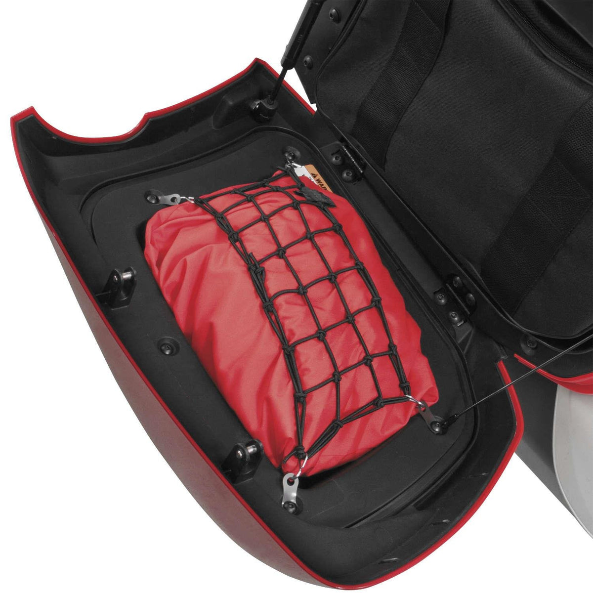 Hopnel 41-156 Trunk and Saddlebag Cargo Net System , Black