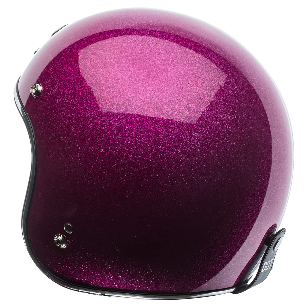 Torc T50 Bgsf Xl (T50 Route 66) 3/4 Helmet With Super Flake Speciality Paint (Bubble Gum Pink, X-Large)