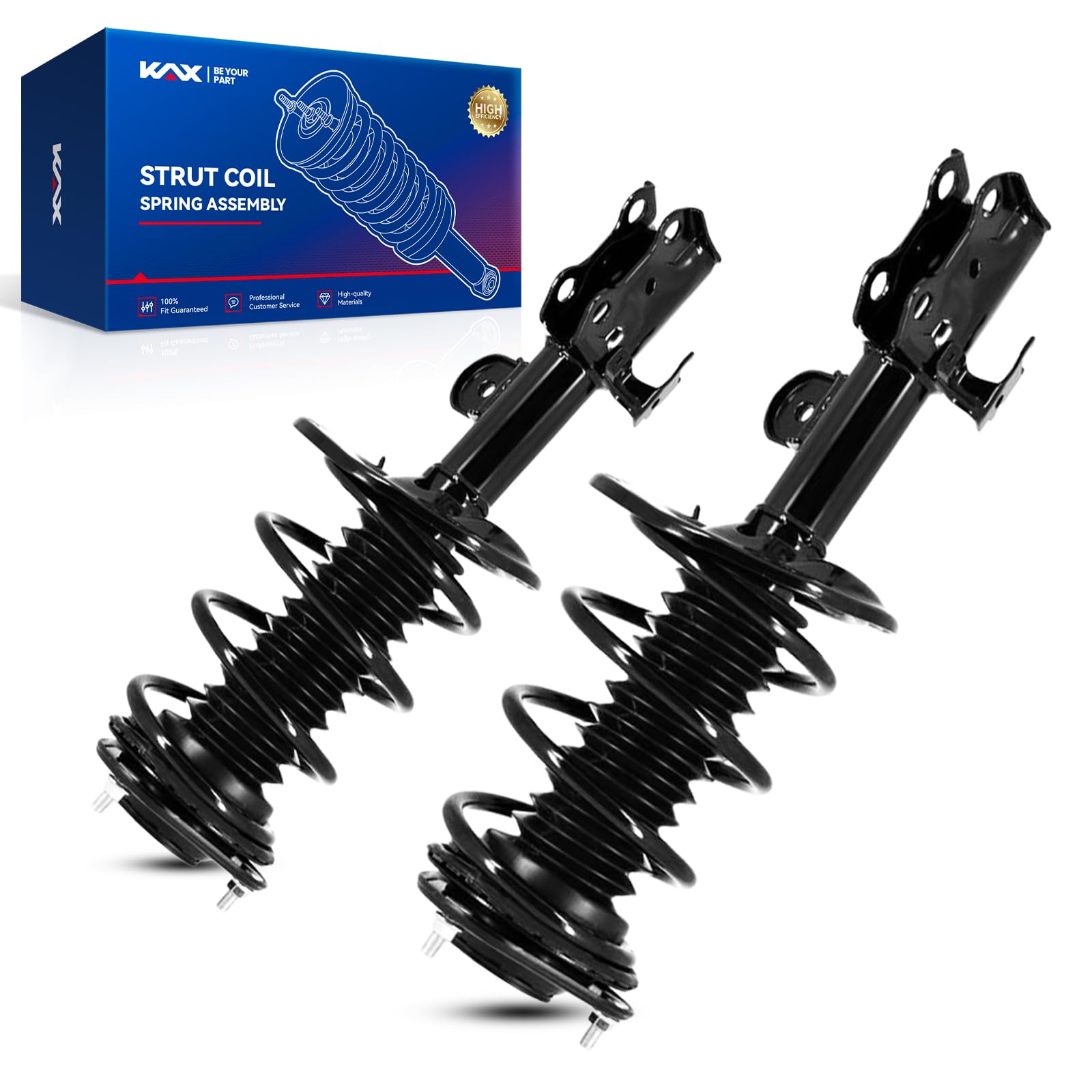 KAX Front Quick Struts for tC 2011 2012 2013 2014 2015 2016 Front Shocks Complete Struts Assembly with Coil Spring Set of 2, Rep
