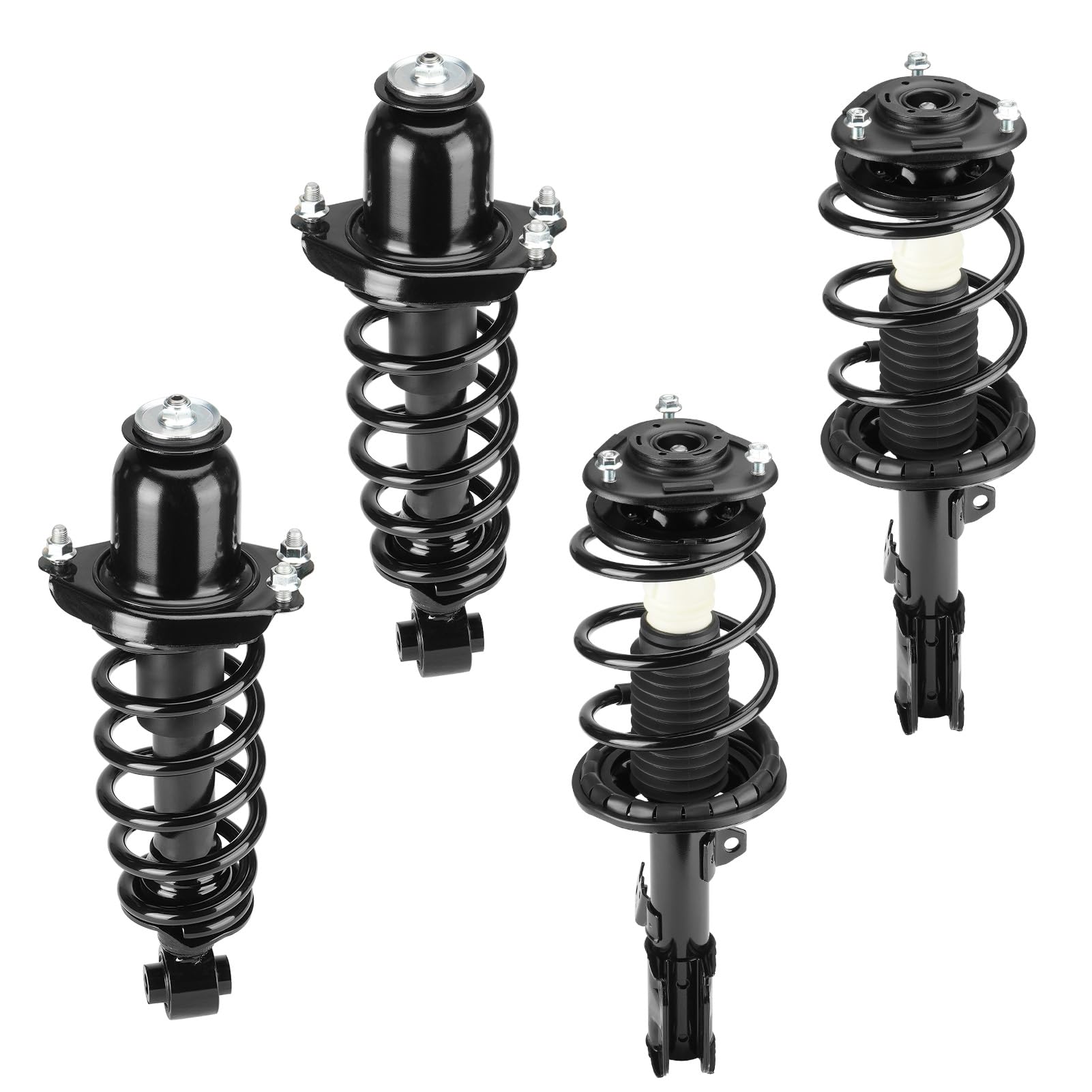 Front & Rear Strut Shock Assembly w/Coil Spring for Scion tC 2005 2006 2007 2008 2009 2010 2.4L, Replace 172400L 172400R 172391 