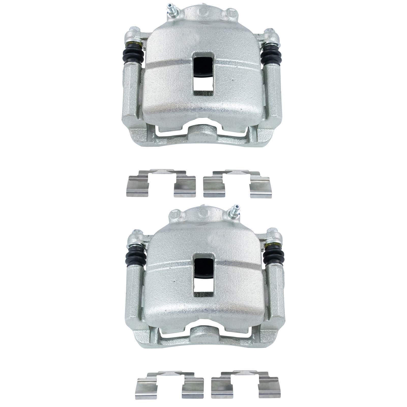 Trq Front Brake Caliper Set Compatible With 2001-2010 Chrysler Pt Cruiser