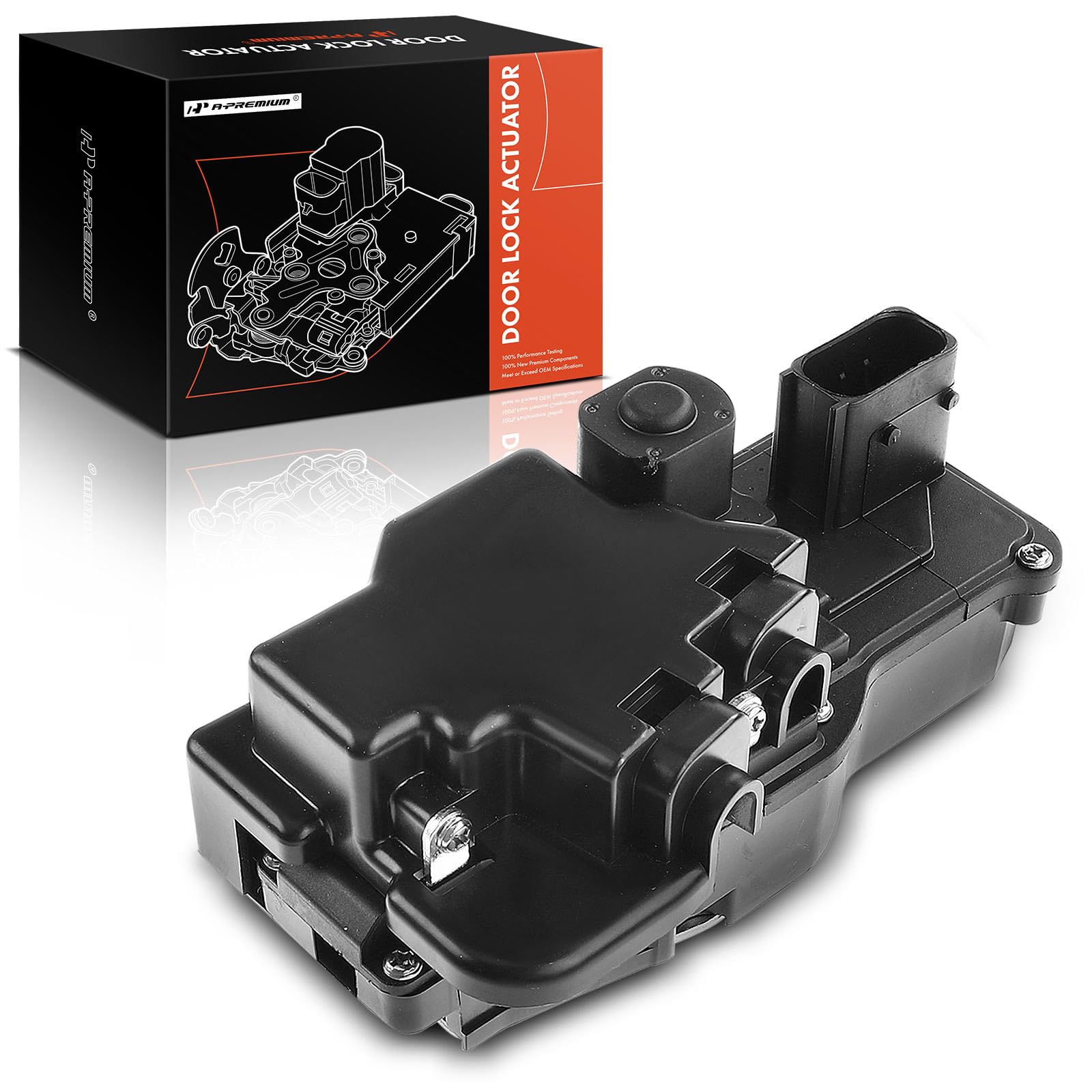 A-Premium Door Latch Lock Actuator Compatible with Cadillac & Chevy Chevrolet Vehicles - XLR 2004-2009, Corvette 2005-2013 - Fro