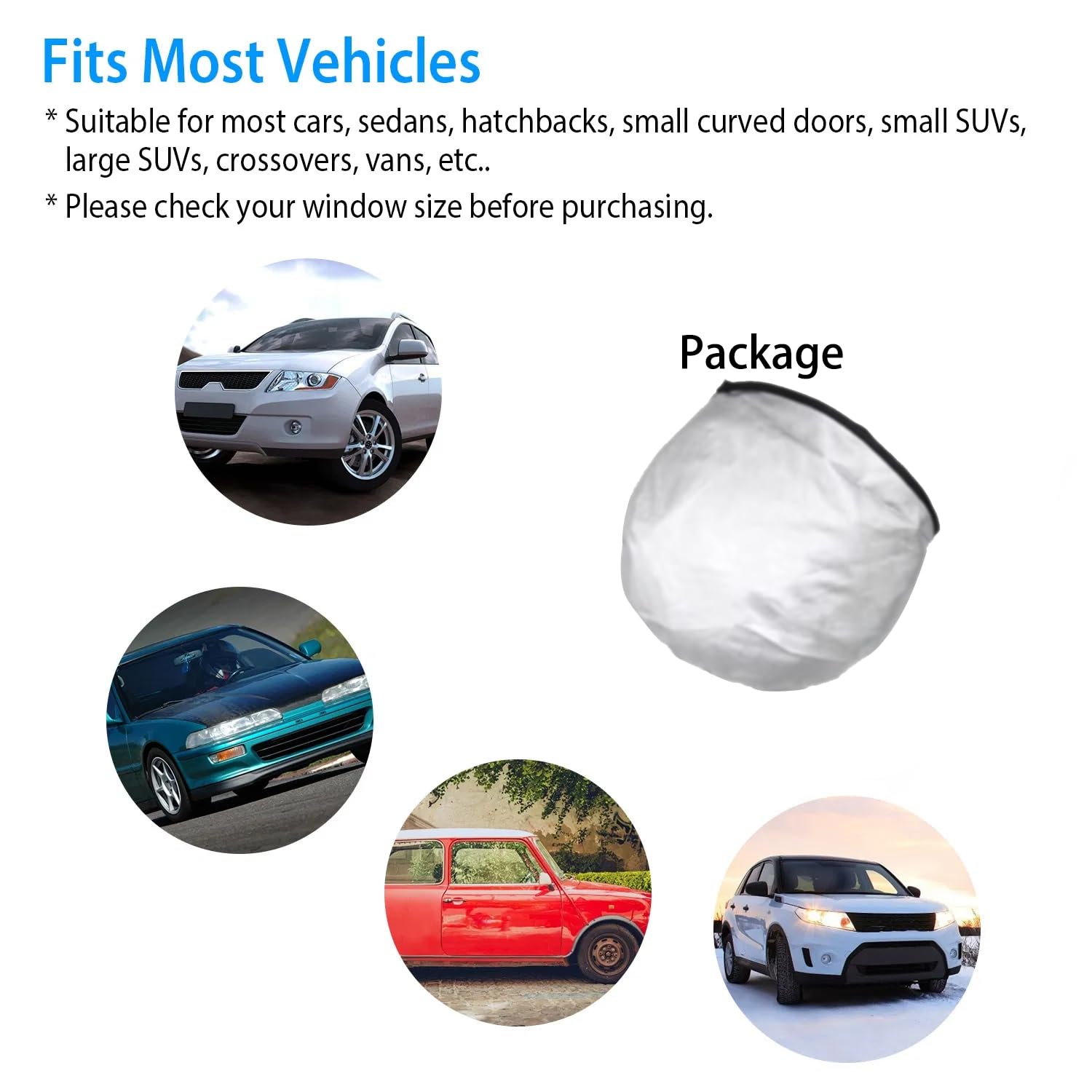 TXWWXT Car Sun Shade for English Cocker Spaniel,Universal Fit Windshield Sunshade for Cars, SUVs, UV Protection & Heat Resistant