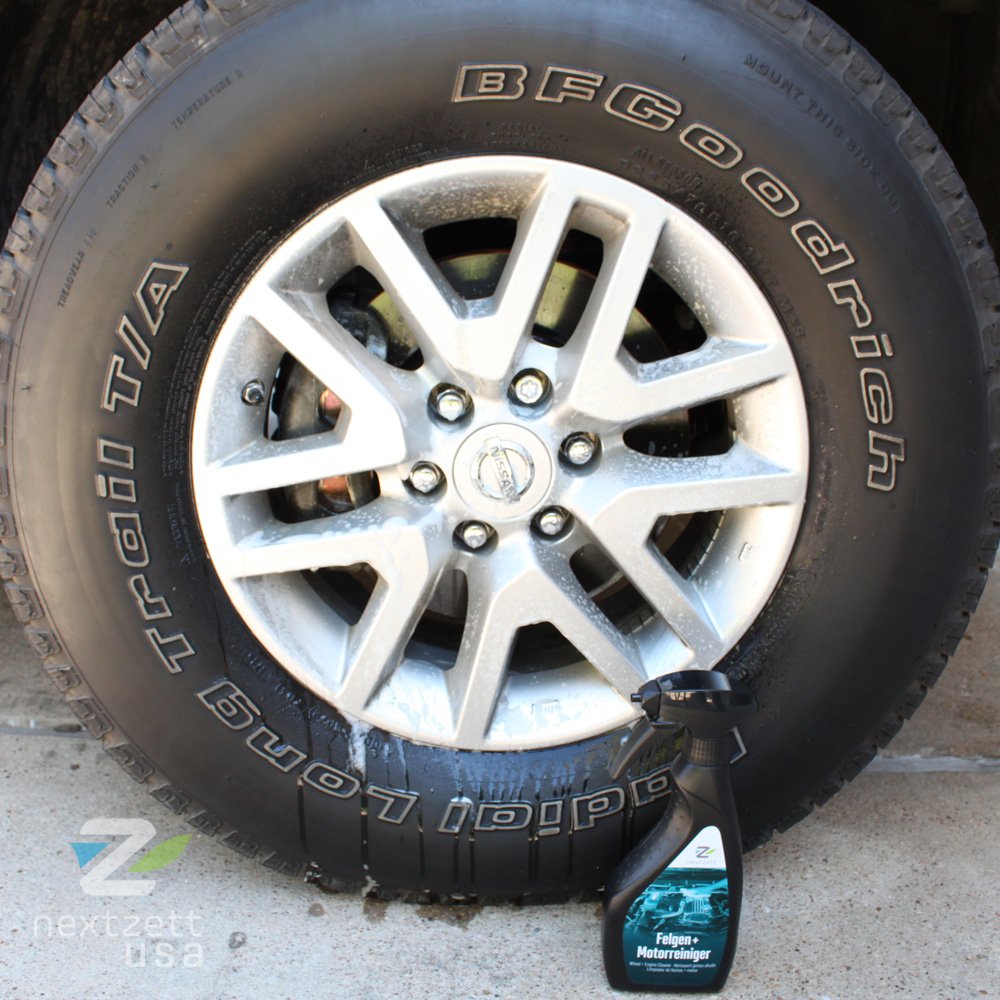 Nextzett Wheel Cleaner - Safe For All Wheel Finishes - Removes Brake Dust, Grime, Grease - Professional Strength Formula - 16.9