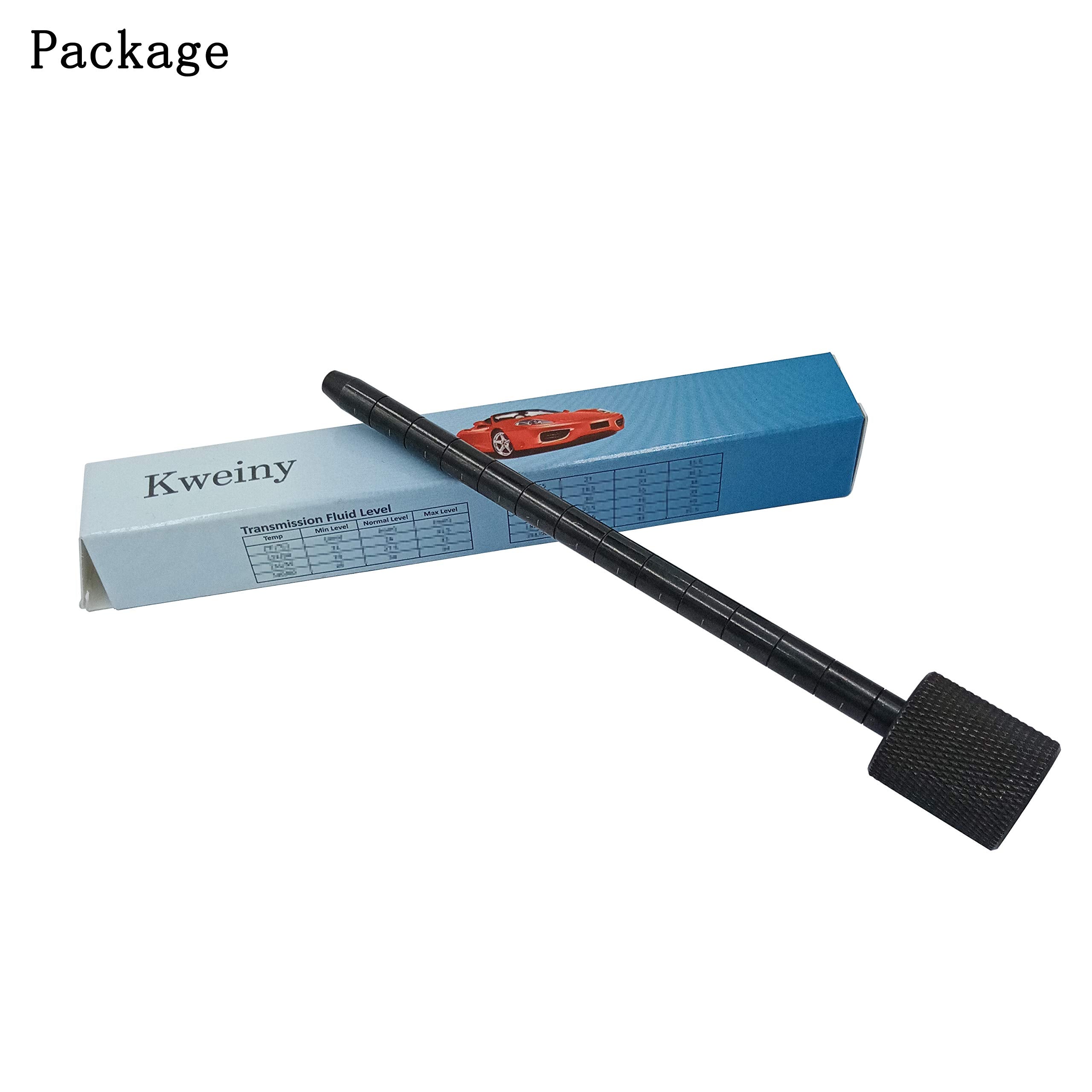 Kweiny Transmission Dipstick For Chrysler Dodge Fiat Jeep Some Models-Steel(Black)