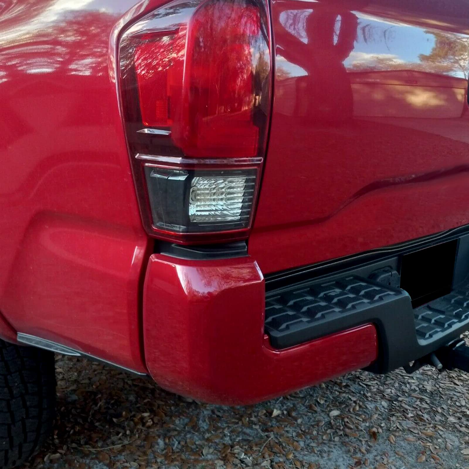 Hecasa Rear Bumper Outer Extension Insert Bracket Driver Side Lh Compatible With Tacoma 2016-2022 Replacement For To1104136