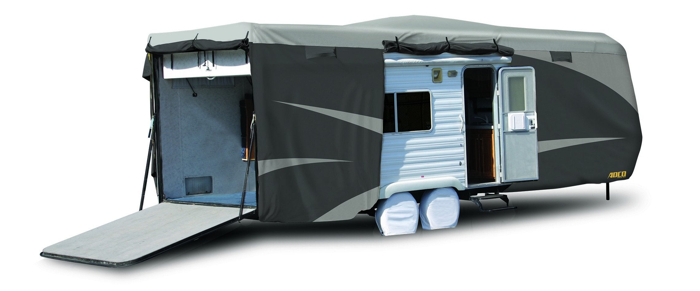 Adco 52272 Designer Series Sfs Aqua Shed Toy Hauler Rv Cover - 20'1 - 24'