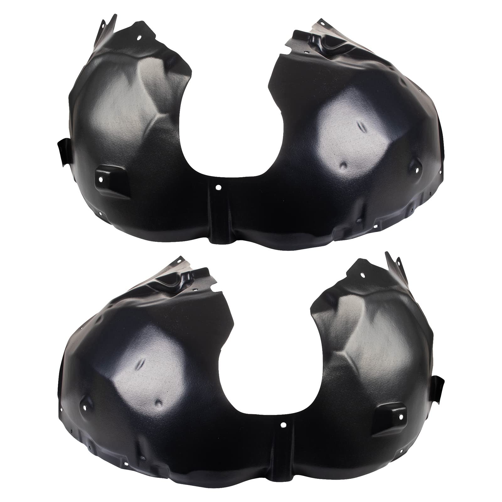 Trq Front Inner Fender Liner Set Compatible With 2017-2022 Chrysler Pacifica 2020-2022 Voyager Ch1248190 Ch1249190