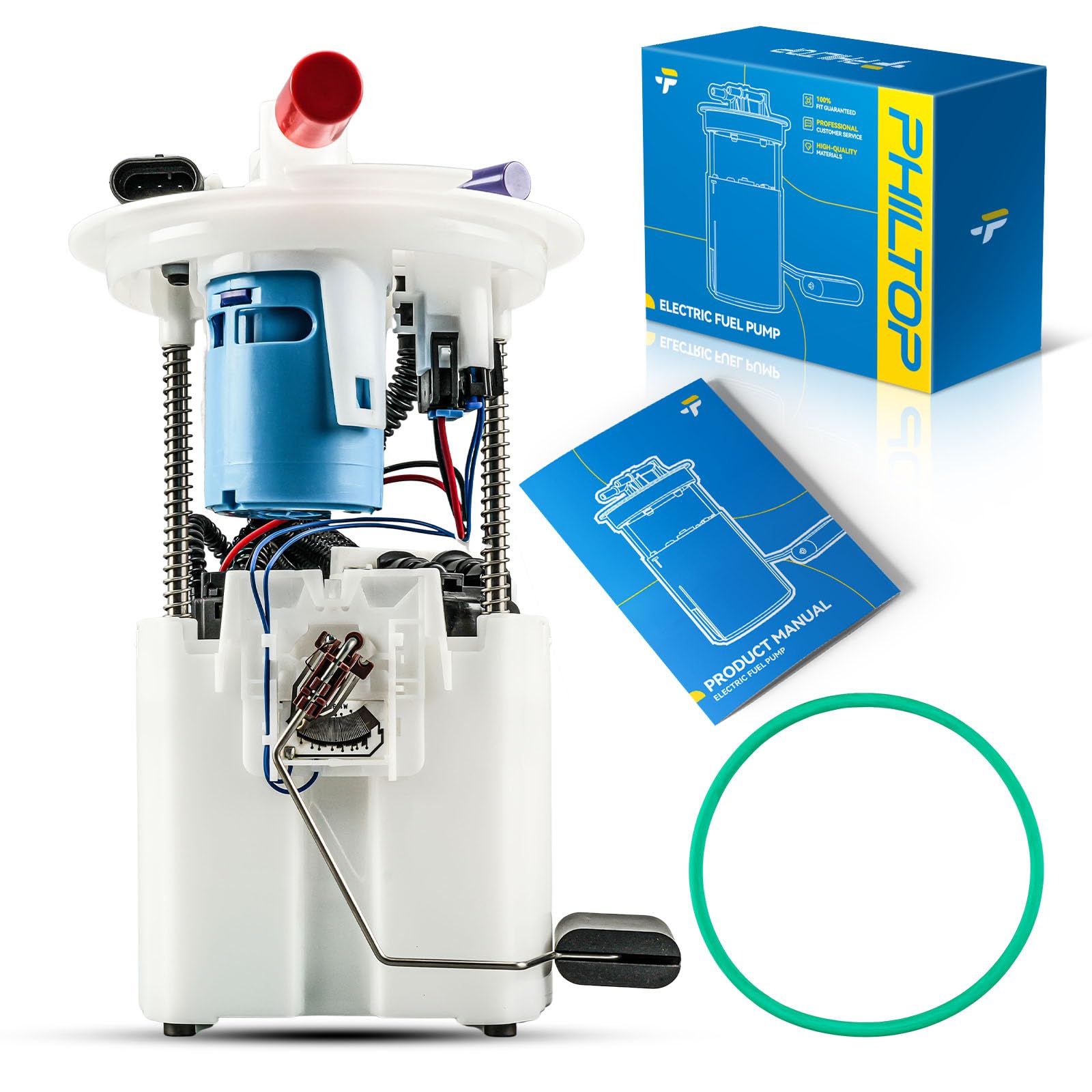 PHILTOP FG2019 Electric Fuel Pump Assembly Fit for Elantra 2014-2016 1.8L, Electric Fuel Pump Module Assembly Kit