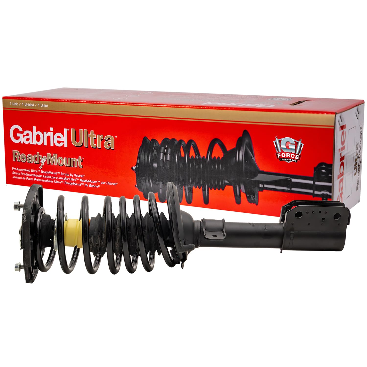 Gabriel G56924 Ultra Readymount Rear Left Complete Strut Assembly For Buick Allure, Lacrosse, Century, Regal; Chevrolet Impala,